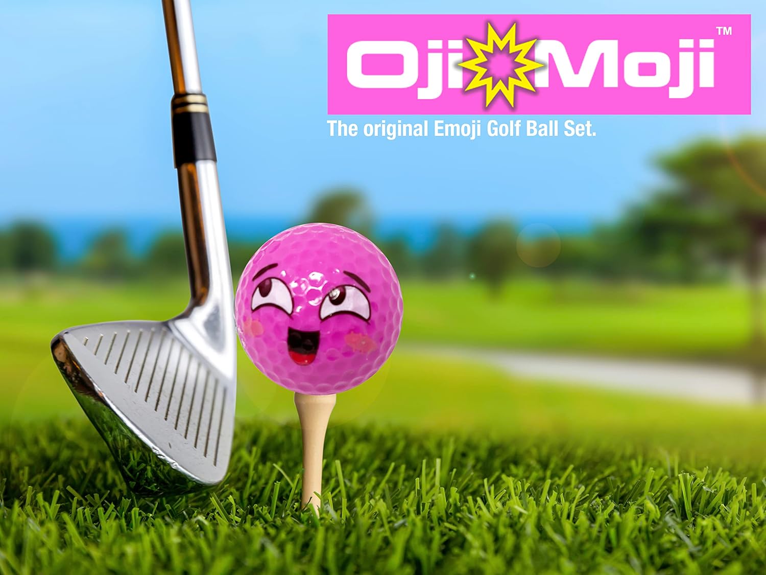 Oji-Moji Juego de pelotas de golf Emoji Love Series, regalo del día de San Valentín, paquete de 12 regalos de golf, regalo de golf para hombres,