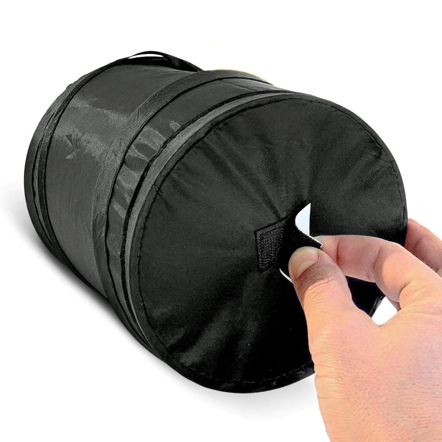 Bote de basura para automóvil, bolsa plegable con cesta de basura