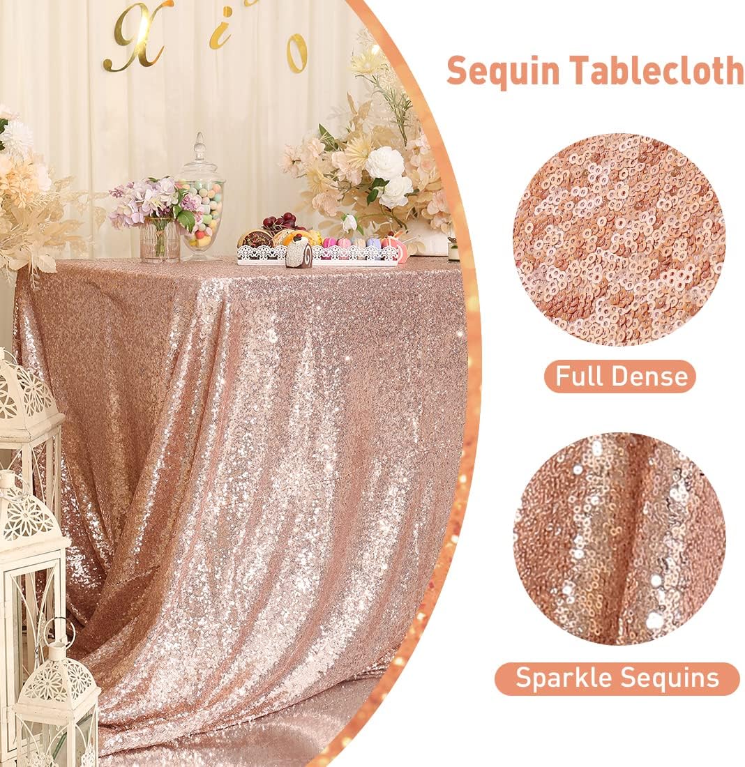 Poise3EHome Mantel rectangular de lentejuelas para exhibición de tartas y postres de fiesta, en eventos
