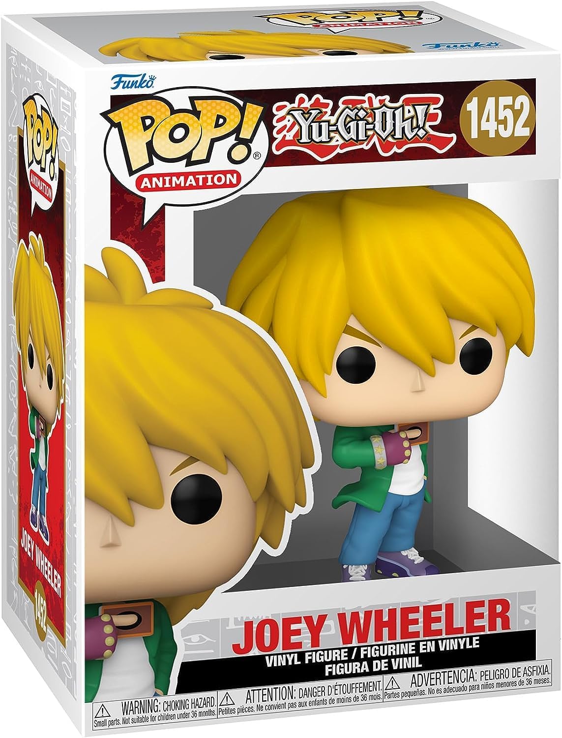 POP Yu-Gi-Oh! – Joey Wheeler (Demon Kingdom) Funko Figura de vinilo (paquete con funda protectora de caja compatible), multicolor, 3.75 pulgadas