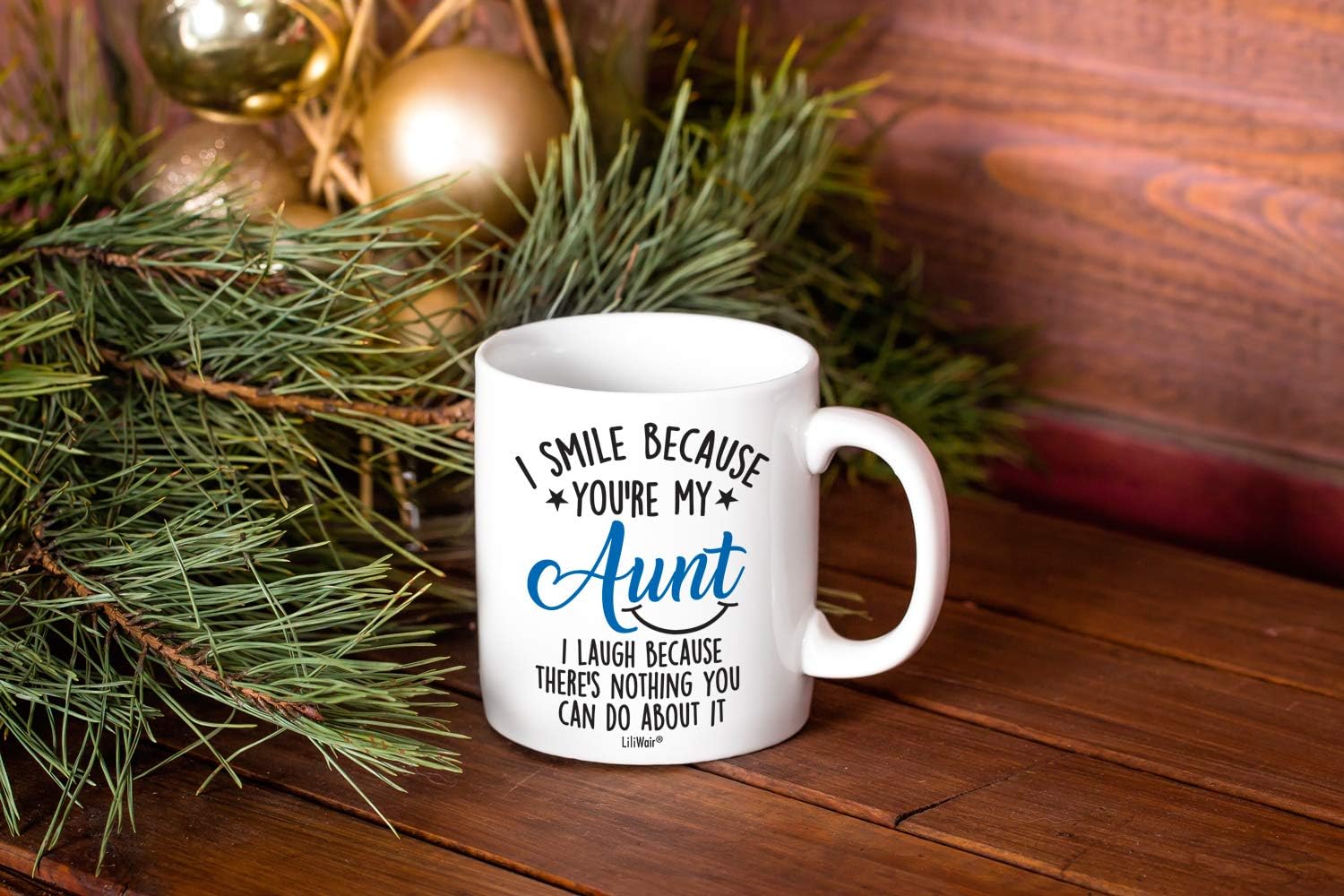 Regalos de Navidad para tío y tía de sobrina. Los mejores regalos para tías y tíos de sobrino. Tazas de café divertidas y divertidas para tías
