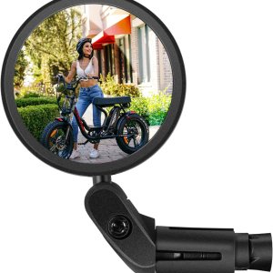 Addmotor Bike Mirror,Bike Bar End Mirror, Adjustable 360Rotatable HD Glass Convex Lens Bicycle Rearview Mirror, Safe Cycling Rearview Mirror Addmotor Bike Mirror,Bike Bar End Mirror, Adjustable 360Rotatable HD Glass Convex Lens Bicycle Rearview Mirror, Safe Cycling Rearview Mirror