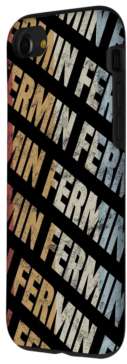 iPhone SE (2020)  7  8 Custom Fermin Phone Cover Vintage Retro Black Personalized Case