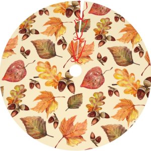 Tapete de 36 pulgadas para falda de árbol de Navidad de cosecha de otoño, suministros divertidos de decoración de fiesta para Navidad, Halloween, Tapete de 36 pulgadas para falda de árbol de Navidad de cosecha de otoño, suministros divertidos de decoración de fiesta para Navidad, Halloween,