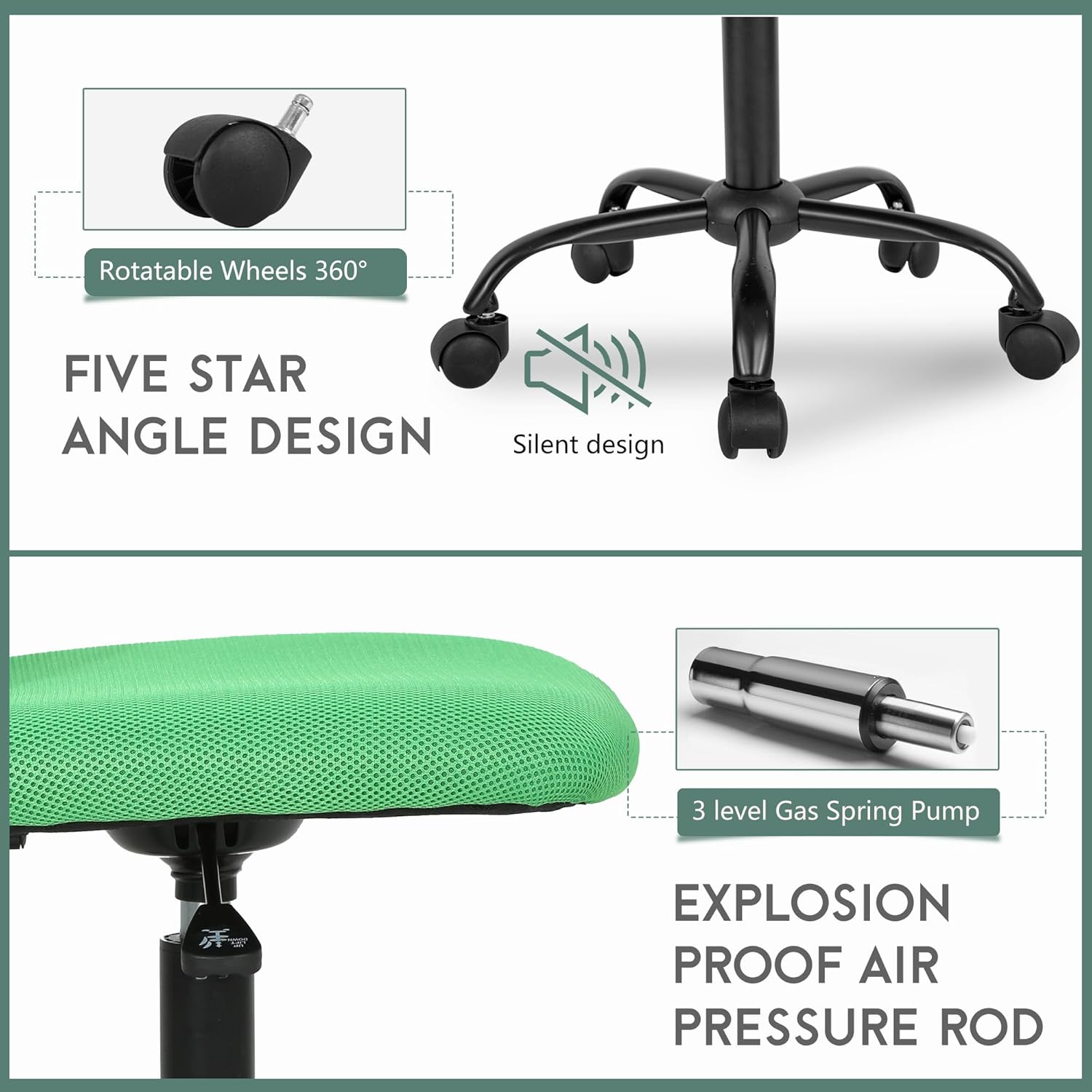 PayLessHere Silla de oficina, silla de escritorio, silla ergonómica de malla para computadora, soporte para espalda, moderno, ejecutivo, respaldo