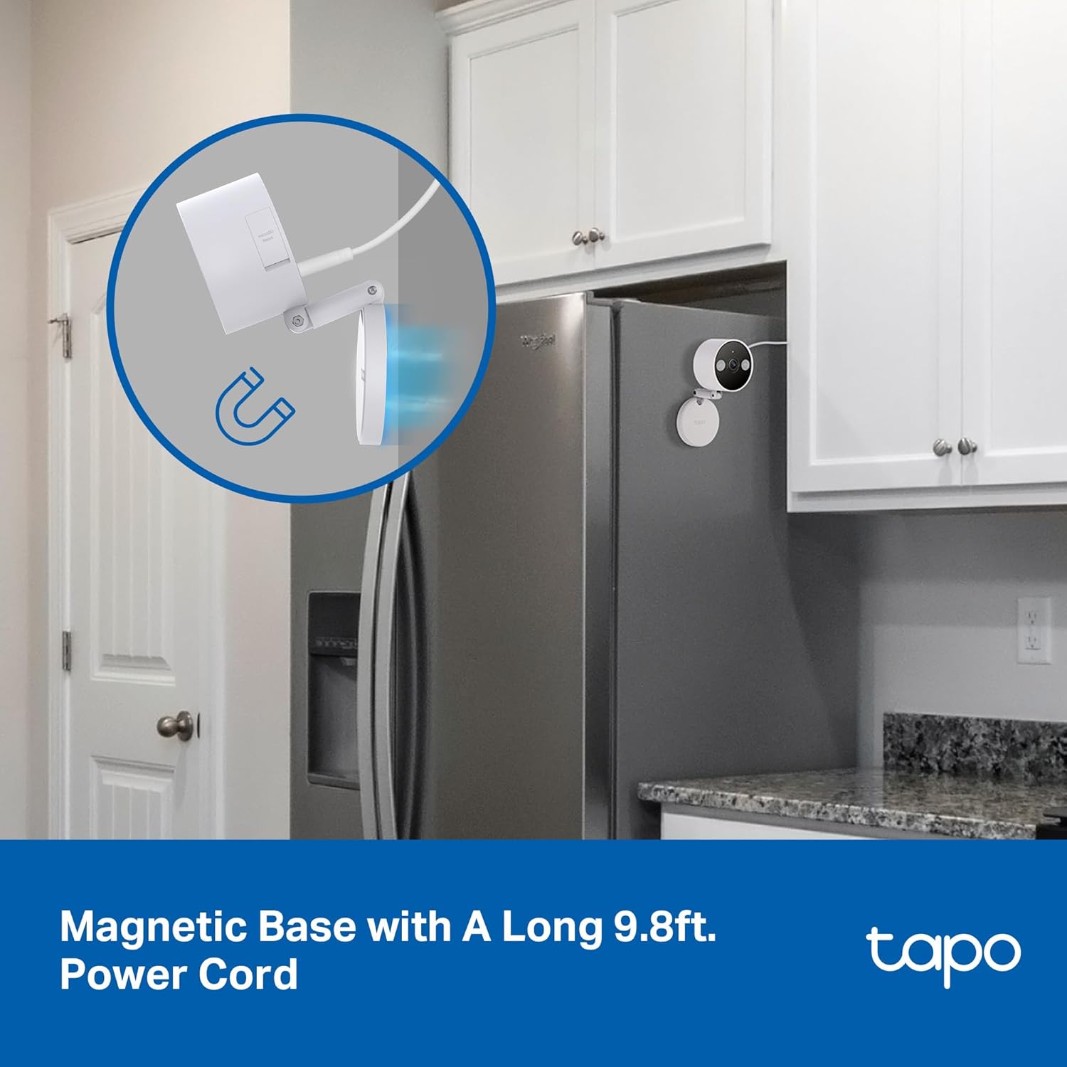 TP-Link Tapo – Cámara de seguridad QHD 2K, interiorexterior, modo IR invisible, almacenamiento SD (Tapo C120)