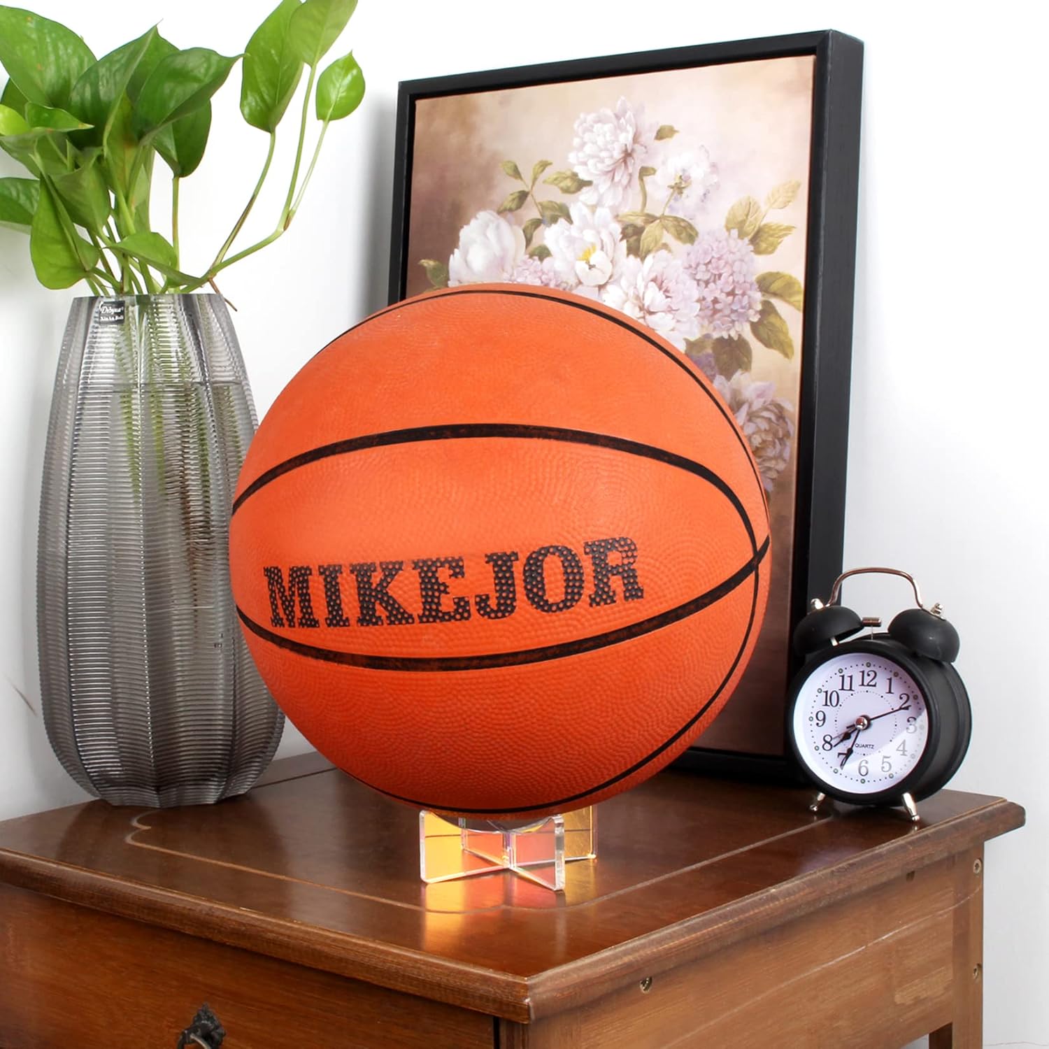 Soporte de exhibición de acrílico para pelotas de fútbol, baloncesto, fútbol, voleibol, rugby, deportes, pelotas de almacenamiento, vitrinas de