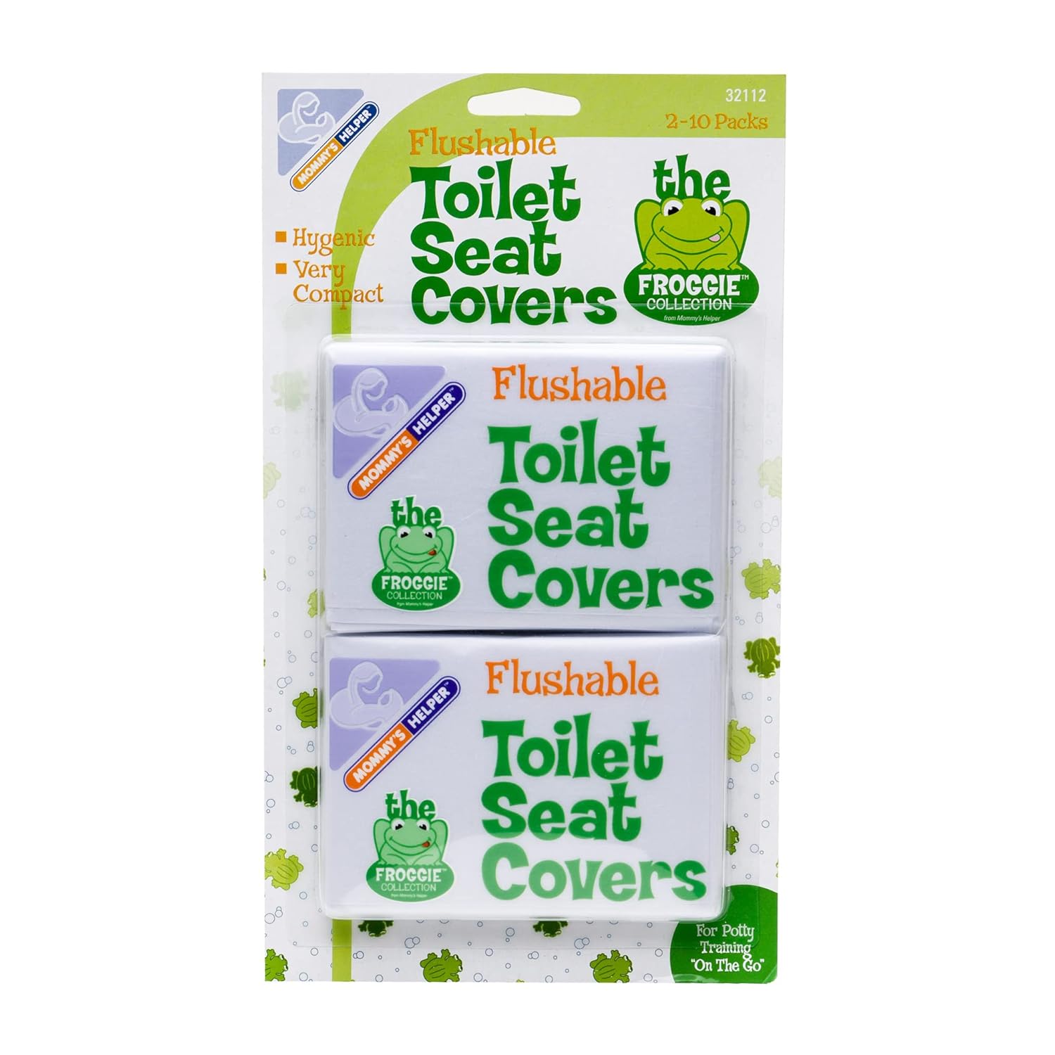 Mommy’s Helper Fundas de asiento de inodoro desechables, color blanco