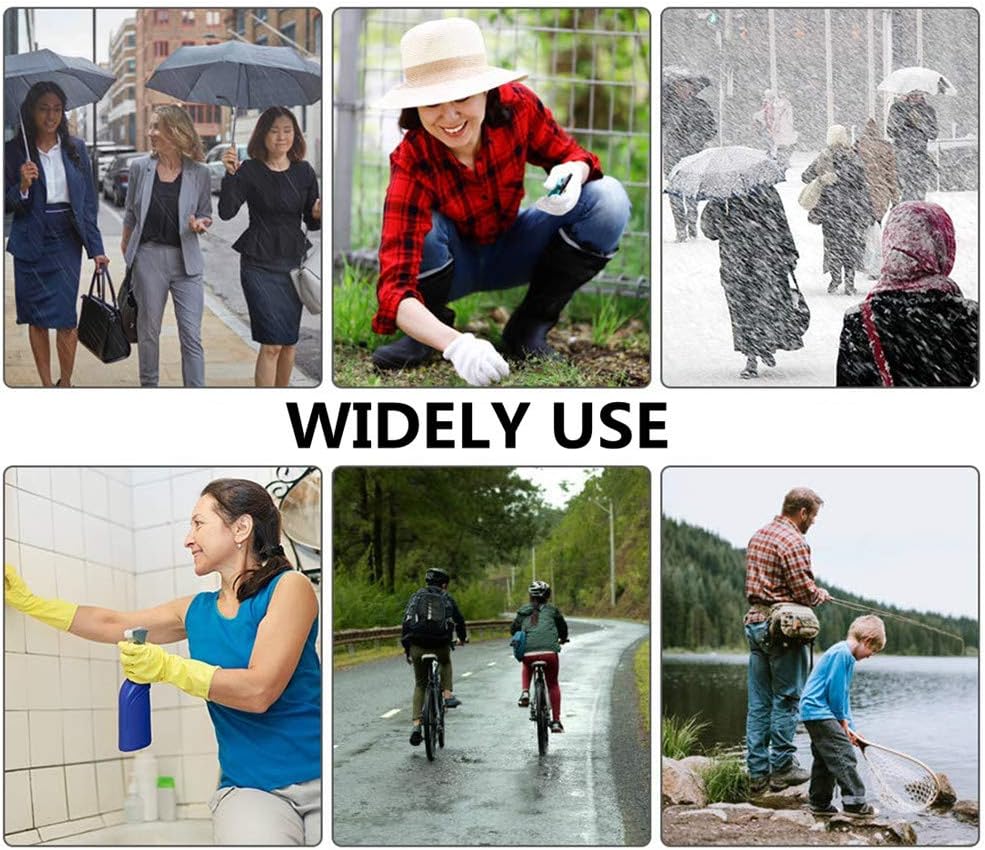 Botas de lluvia impermeables con reflector, reutilizables, anti-nieve, botas de lluvia, equipo de protección para hombres y mujeres
