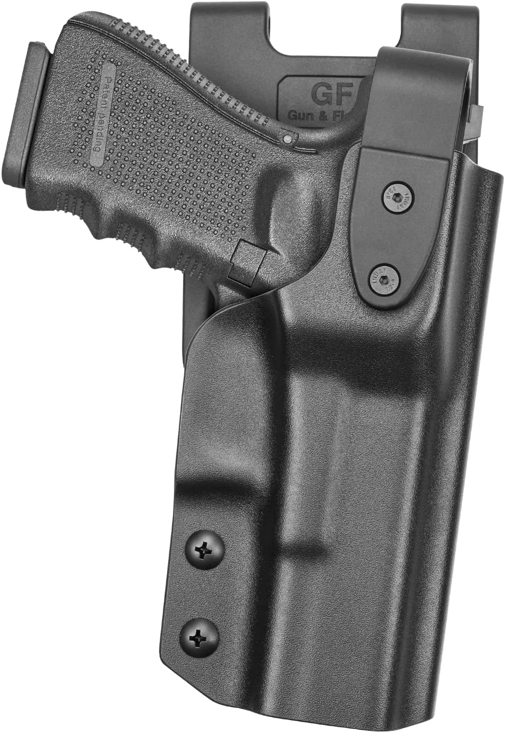 Funda de retención de nivel IInivel III, compatible con Glock 17193132 (Gen 1-5), G2223 (Gen 1-4), G19X 44 45. Funda de accesorios para cinturón de