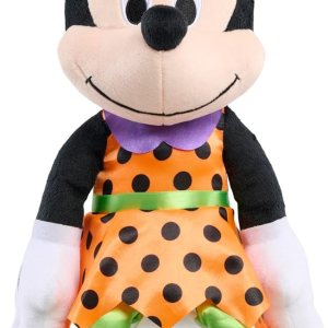 Disney Just Play – Peluche grande de Halloween de 19 pulgadas, Minnie Mouse, vestido de lunares, juguetes para niños de 2 años en adelante Disney Just Play – Peluche grande de Halloween de 19 pulgadas, Minnie Mouse, vestido de lunares, juguetes para niños de 2 años en adelante