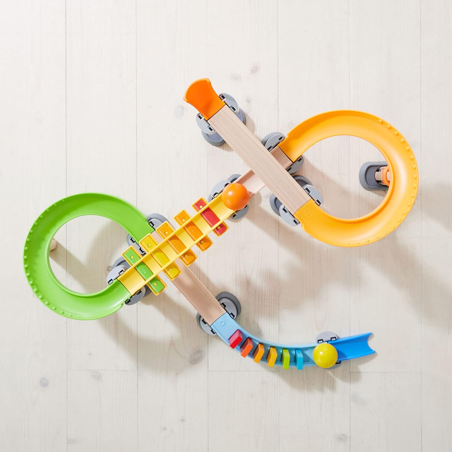 HABA Kullerbu Melody Dominoes Ball Track Juego Set