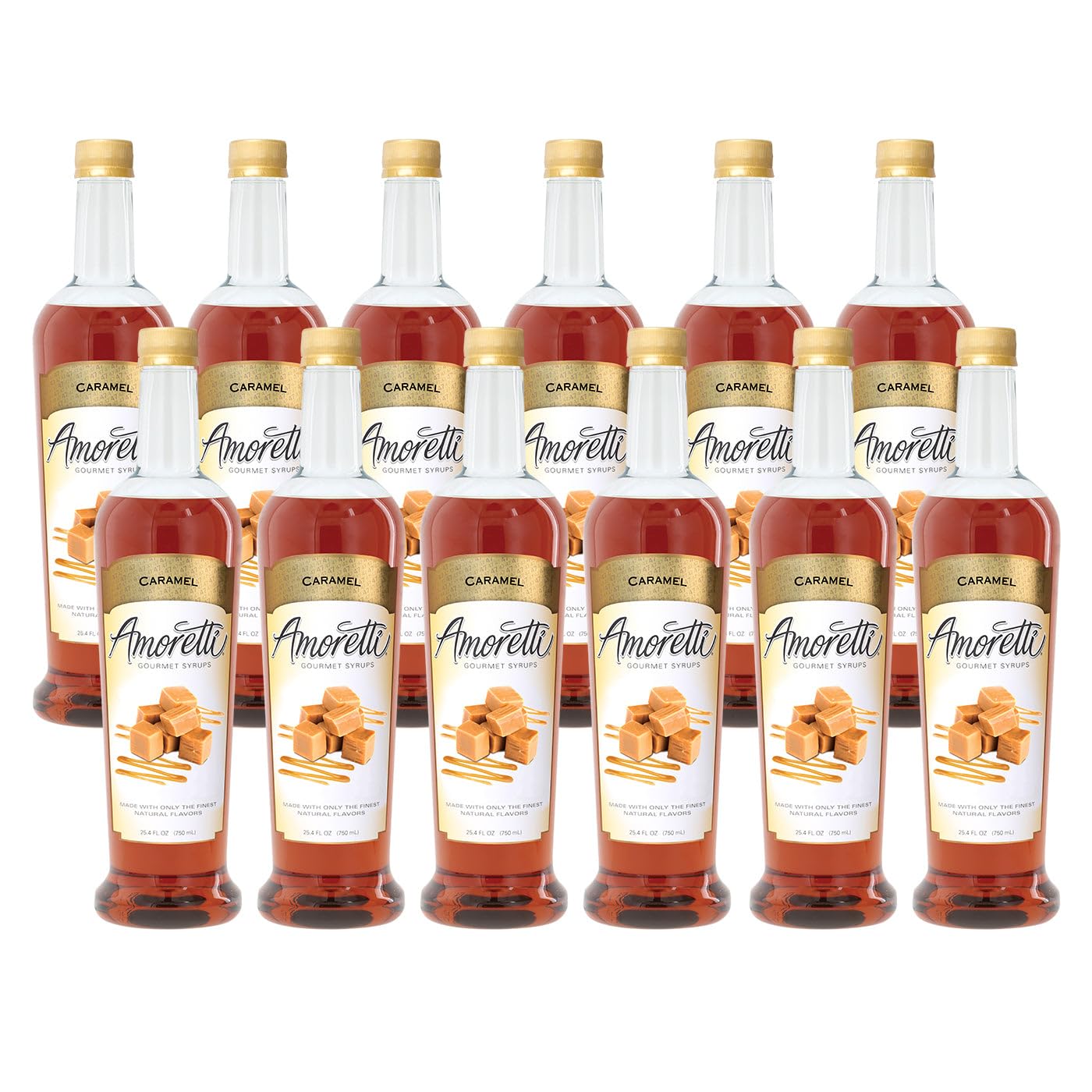 Amoretti Jarabe de caramelo prémium (25.4 fl oz)