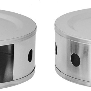 NewlineNY – Calentadores de té de café de acero inoxidable, doble 6 pulgadas circulares de té de hierbas (vela no incluida) NewlineNY – Calentadores de té de café de acero inoxidable, doble 6 pulgadas circulares de té de hierbas (vela no incluida)