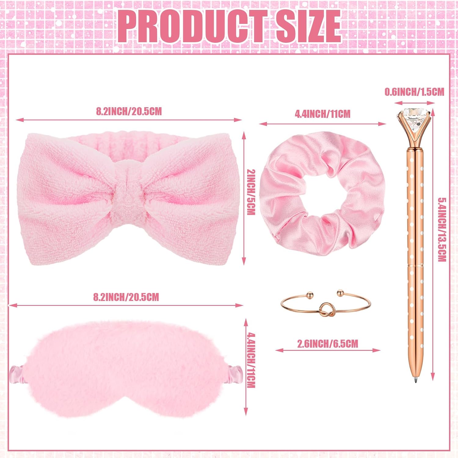 Berlune Juego de 30 piezas de regalos de despedida de soltera, propuesta de dama de honor, incluye diadema de maquillaje de spa, bandas para el