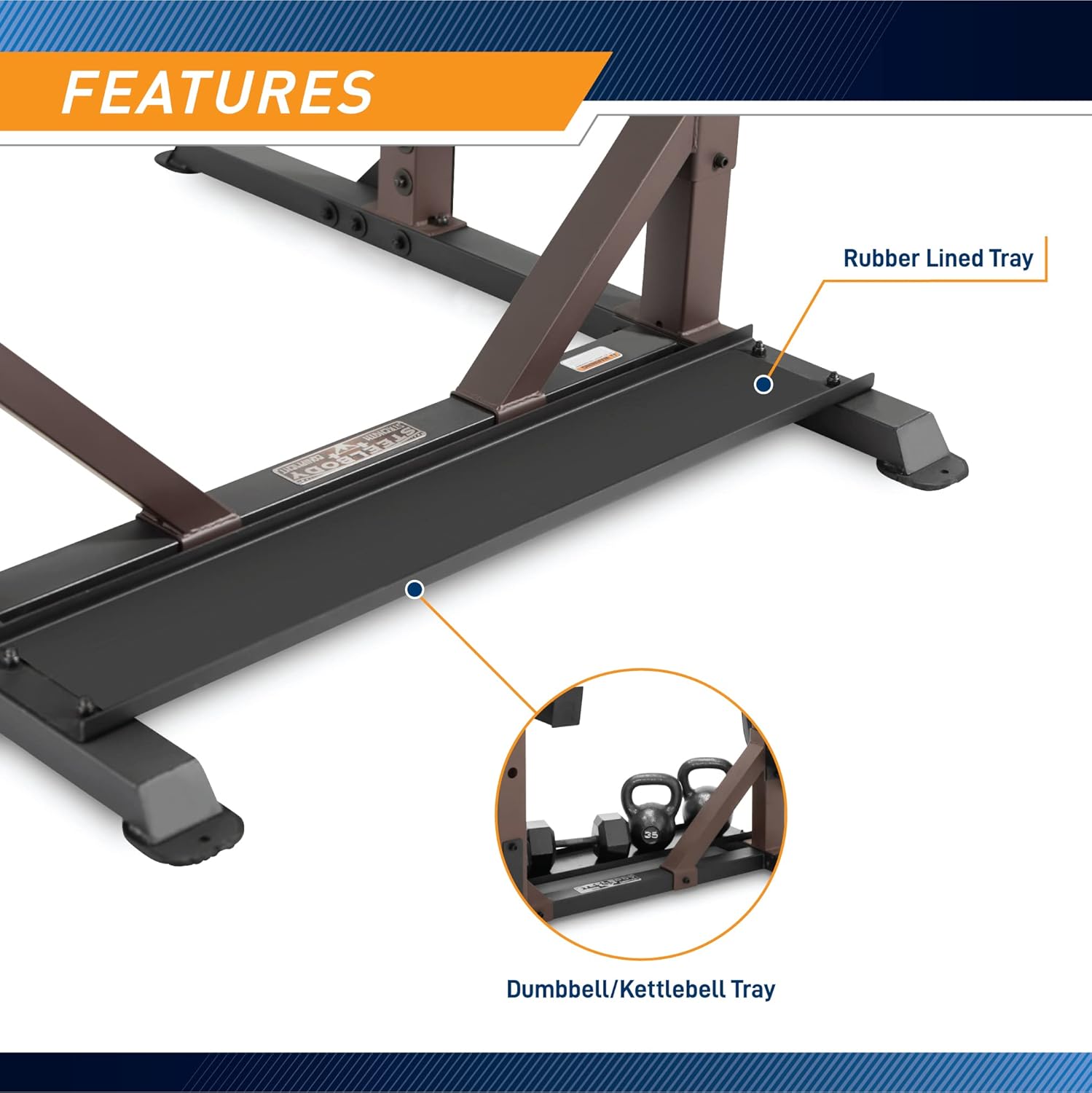 Steelbody Industrial Inspired Heavy Duty Home Gym System for Bodybuilding and Strength Training Available for Full Cage, Squat Rack and Power Tower