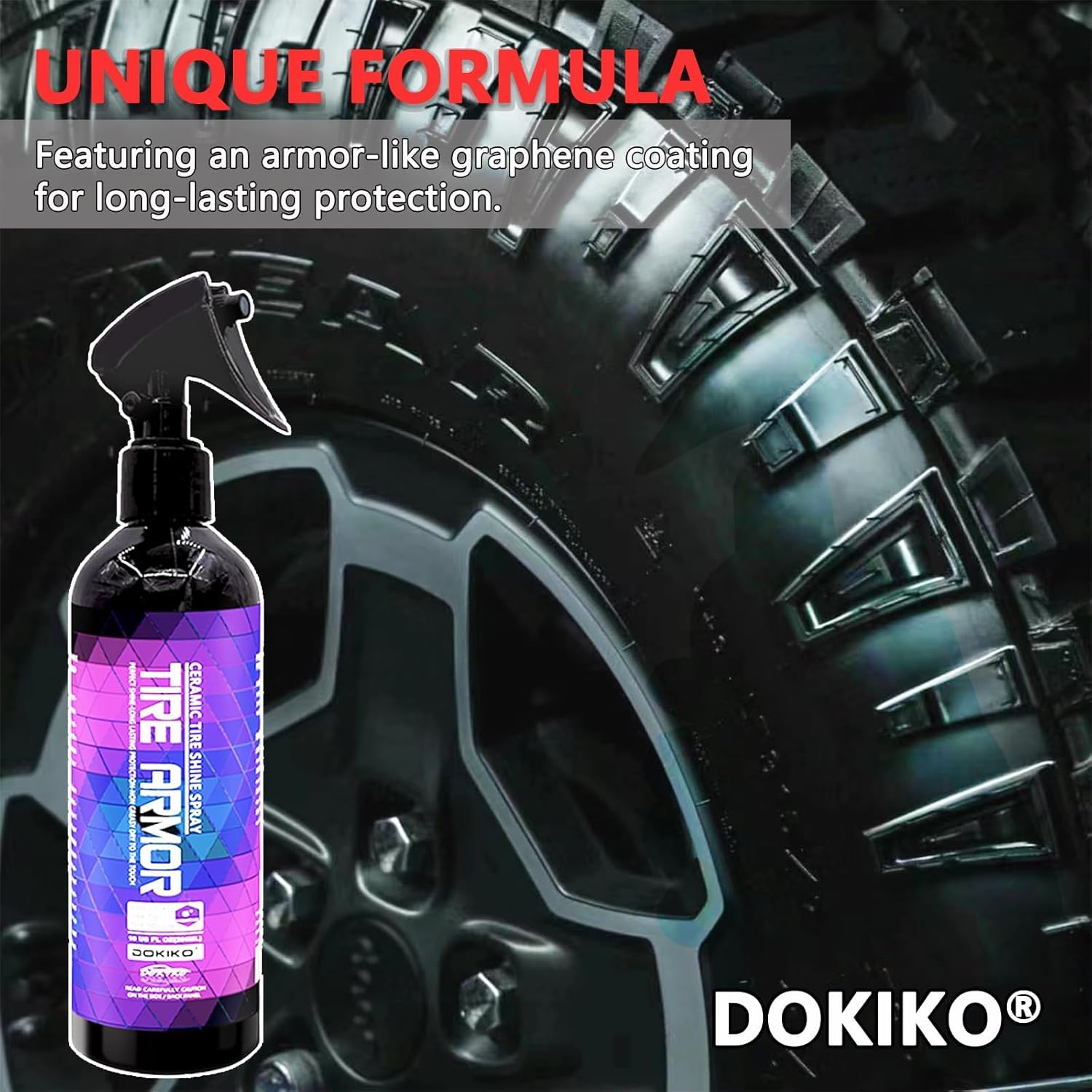 Kit de revestimiento de neumáticos, spray de brillo de neumáticos, protección de larga duración, brillo extremo y durabilidad, el revestimiento de