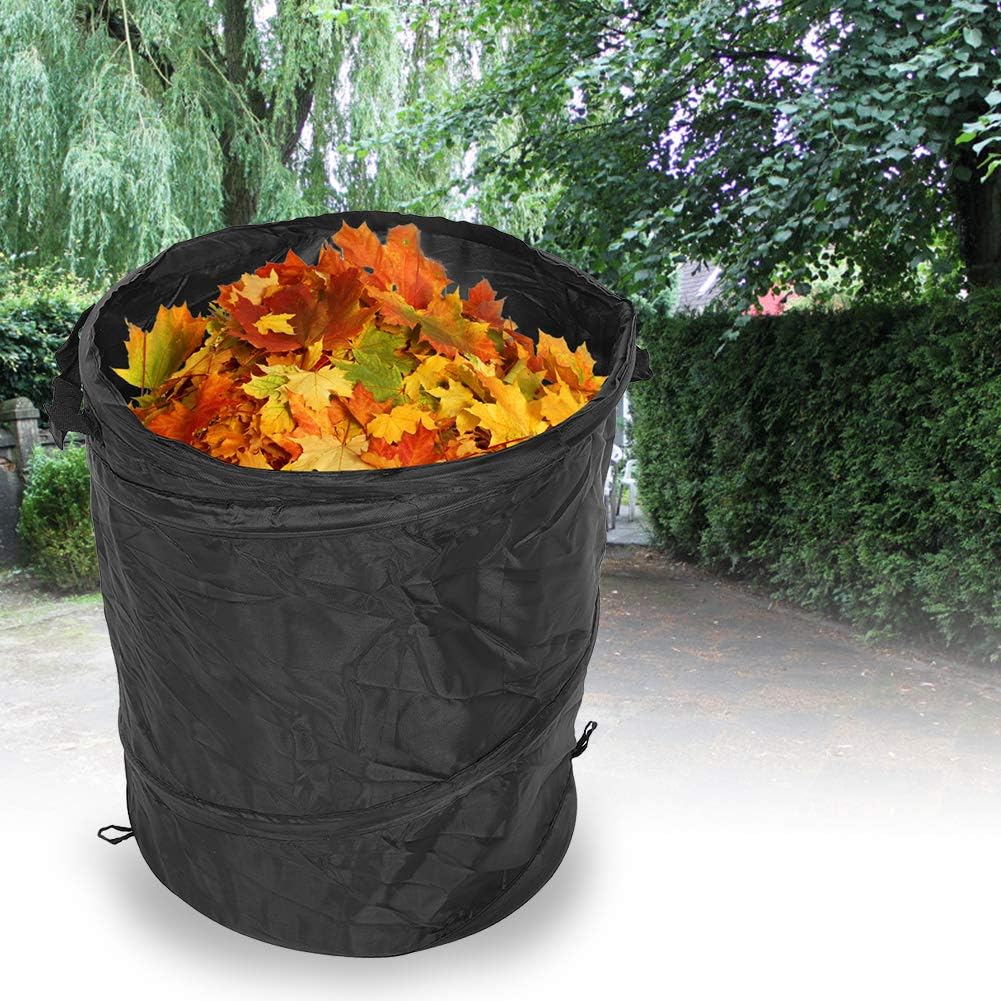 Fydun Portable Outdoor Garden Foldable Plant Leaf Storage Bag Cam Picnic Waste Container for Men and Women