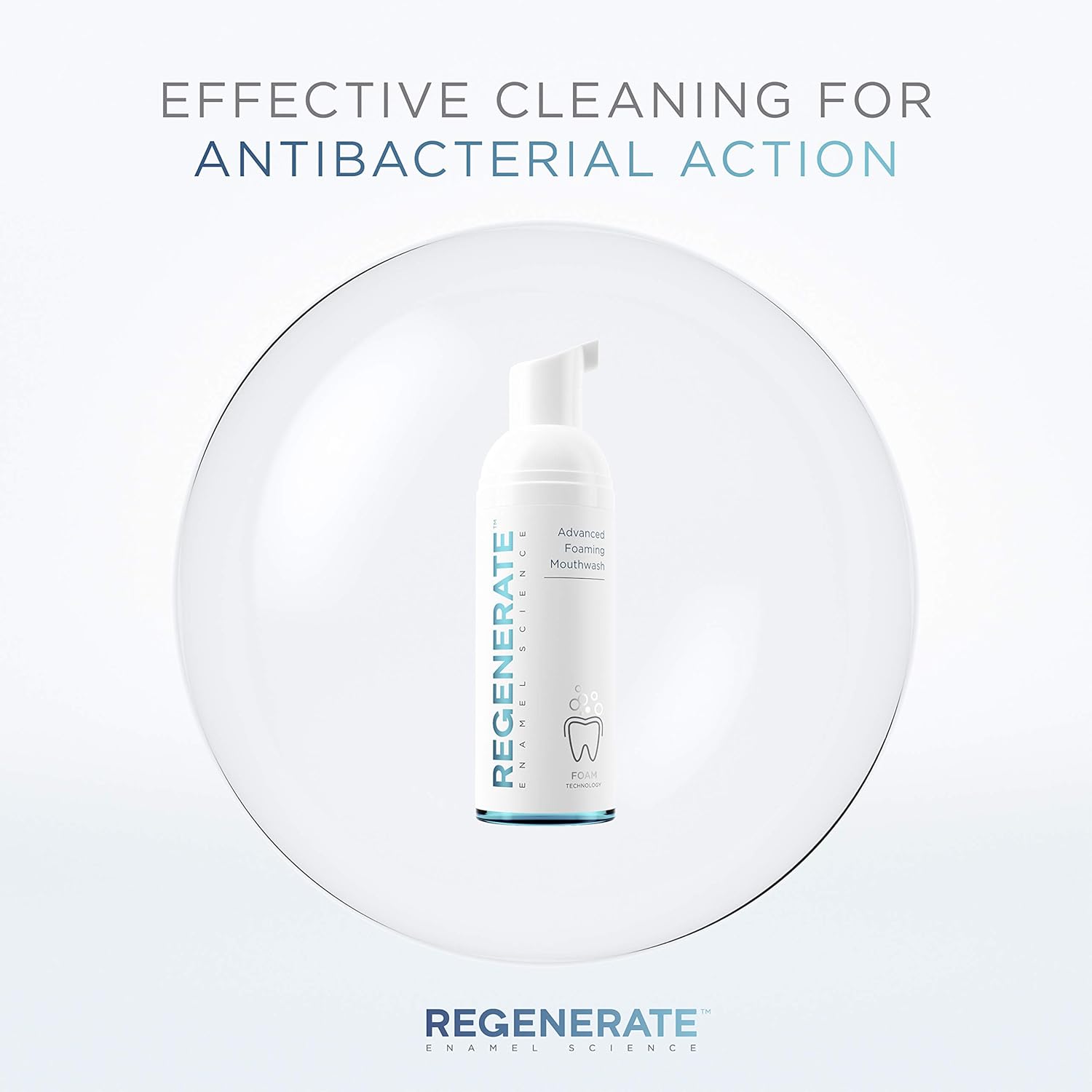 Regenerate Enjuague bucal espumoso avanzado 1.7 oz Fresh