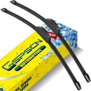 GSPSCN Limpiaparabrisas de repuesto prémium de 24 + 20 pulgadas con calidad de equipo original, silencioso, duradero, estable, de alto rendimiento GSPSCN Limpiaparabrisas de repuesto prémium de 24 + 20 pulgadas con calidad de equipo original, silencioso, duradero, estable, de alto rendimiento