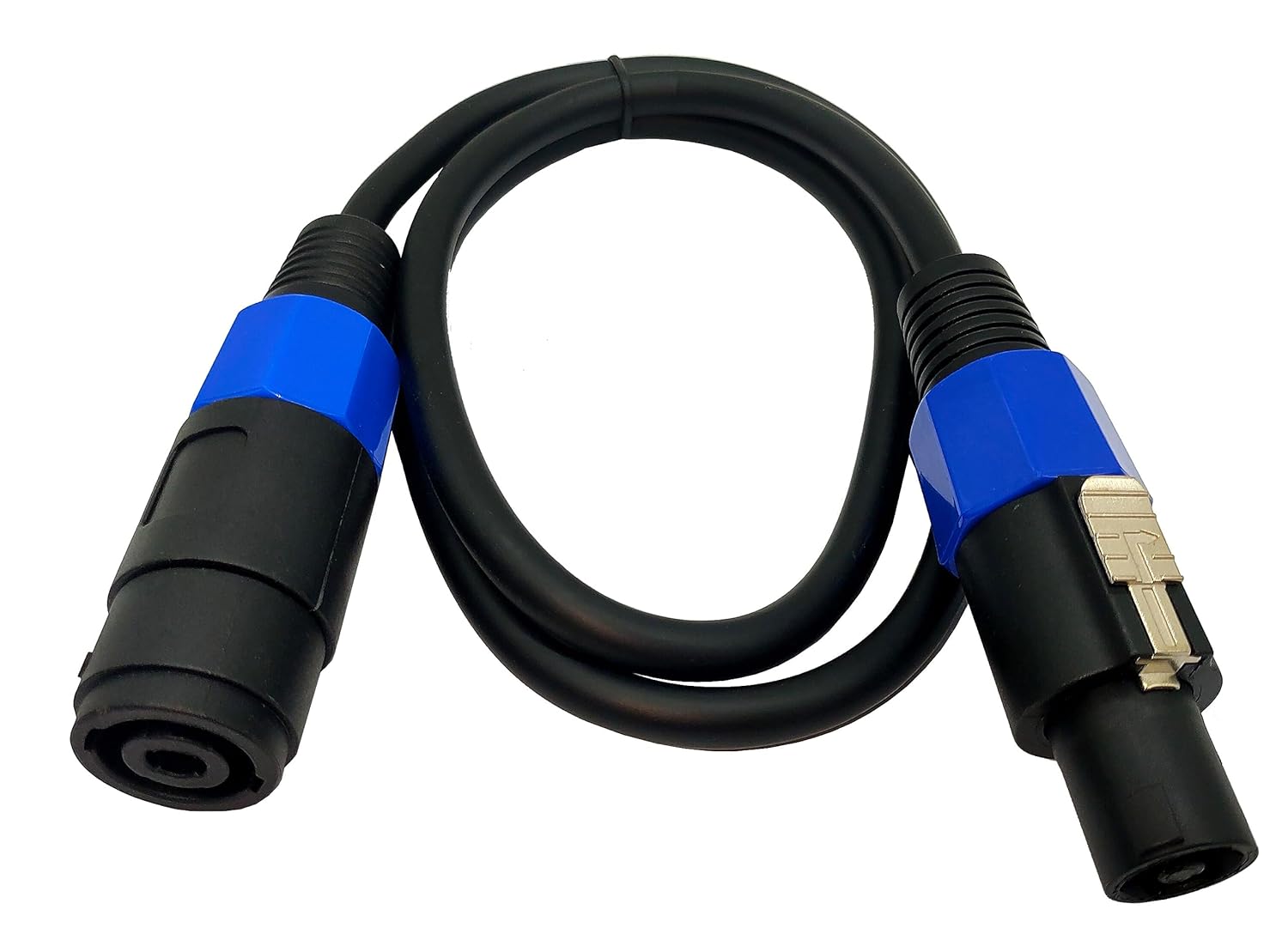 MTUERANC Cables de extensión Speakon macho a hembra, cable Speakon de 18 AWG, con bloqueo giratorio, para DJ PA escenario amplificador audio jack