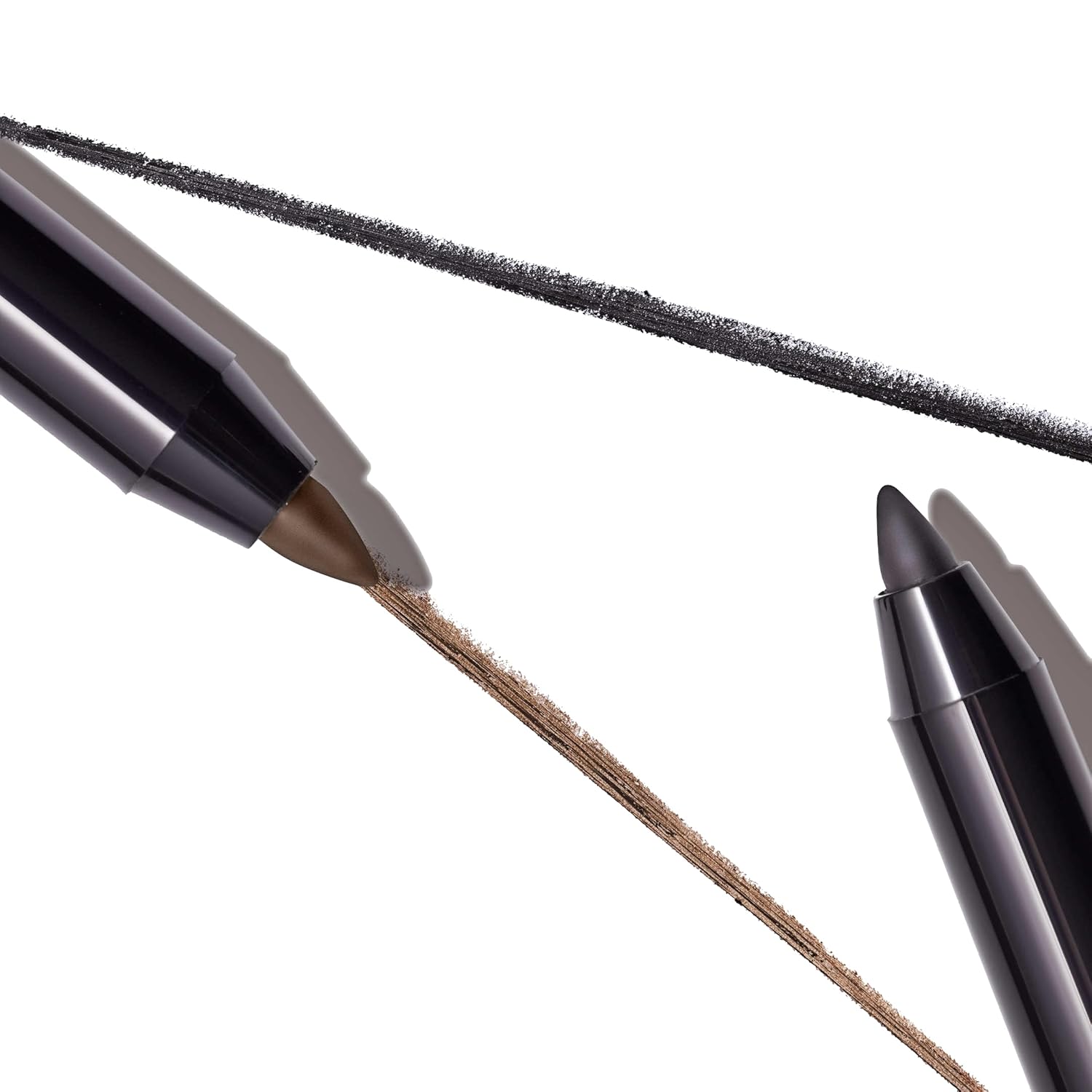 Lápiz delineador de ojos impermeable con sacapuntas integrado, a prueba de manchas, de larga duración, se mantiene todo el día, crea líneas audaces