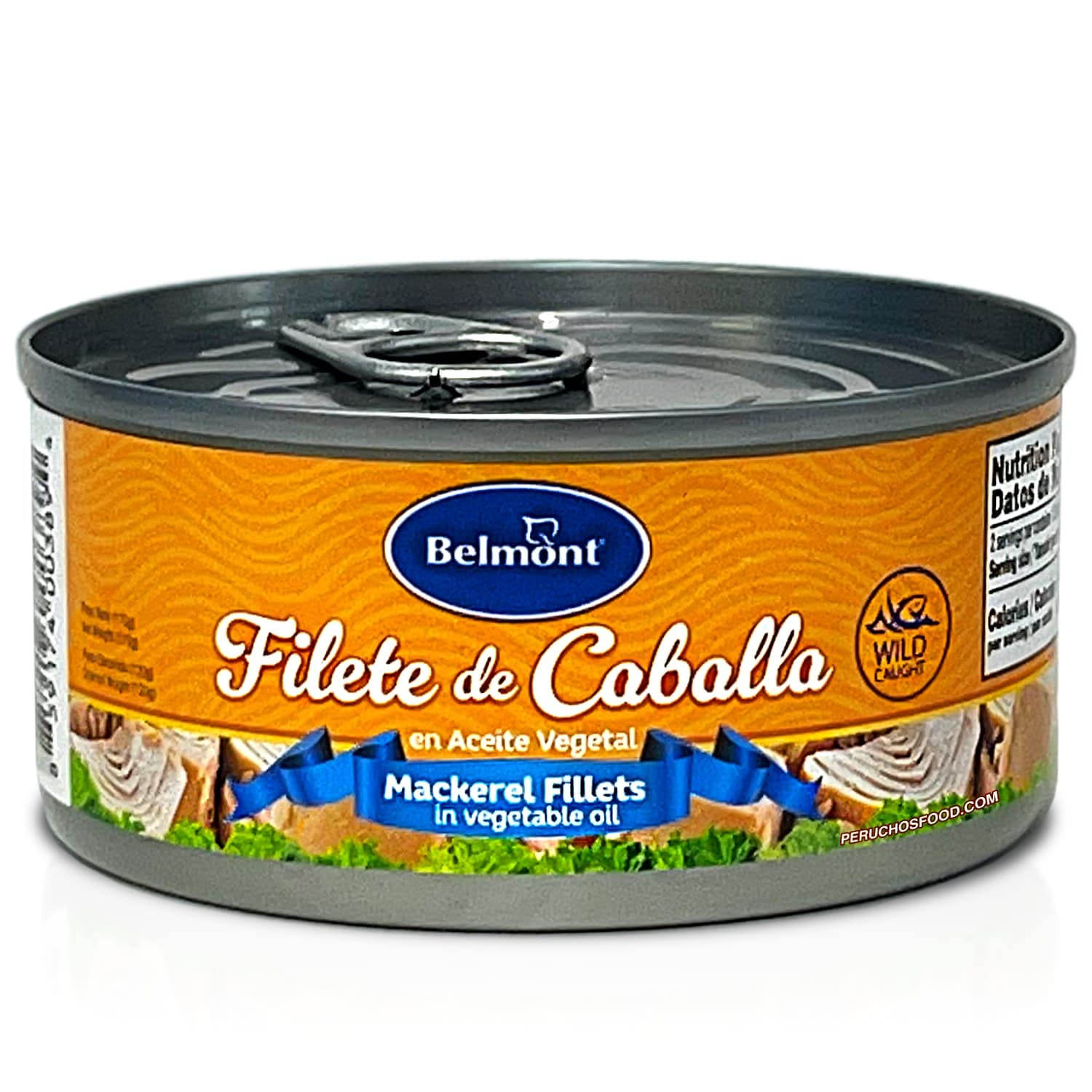 Belmont Filete Caballa en Aceite Vegetal  Filetes de Caballa Peruana Paquete de 3