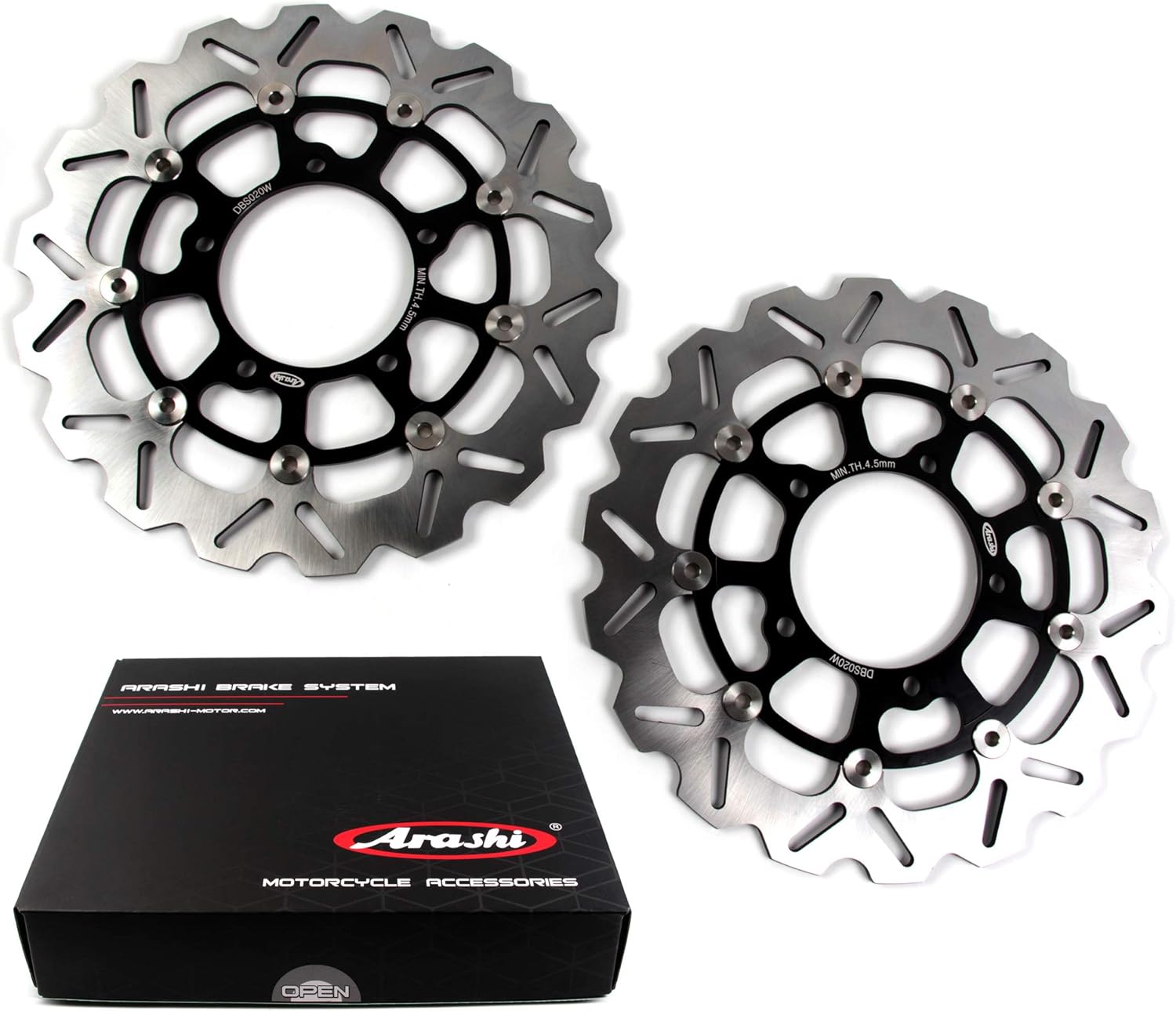 Arashi Rotores de disco de freno delantero para Suzuki GSXR 600 750 2006-2007  GSXR 1000 2005-2008 Accesorios de repuesto para motocicleta GSX-R600