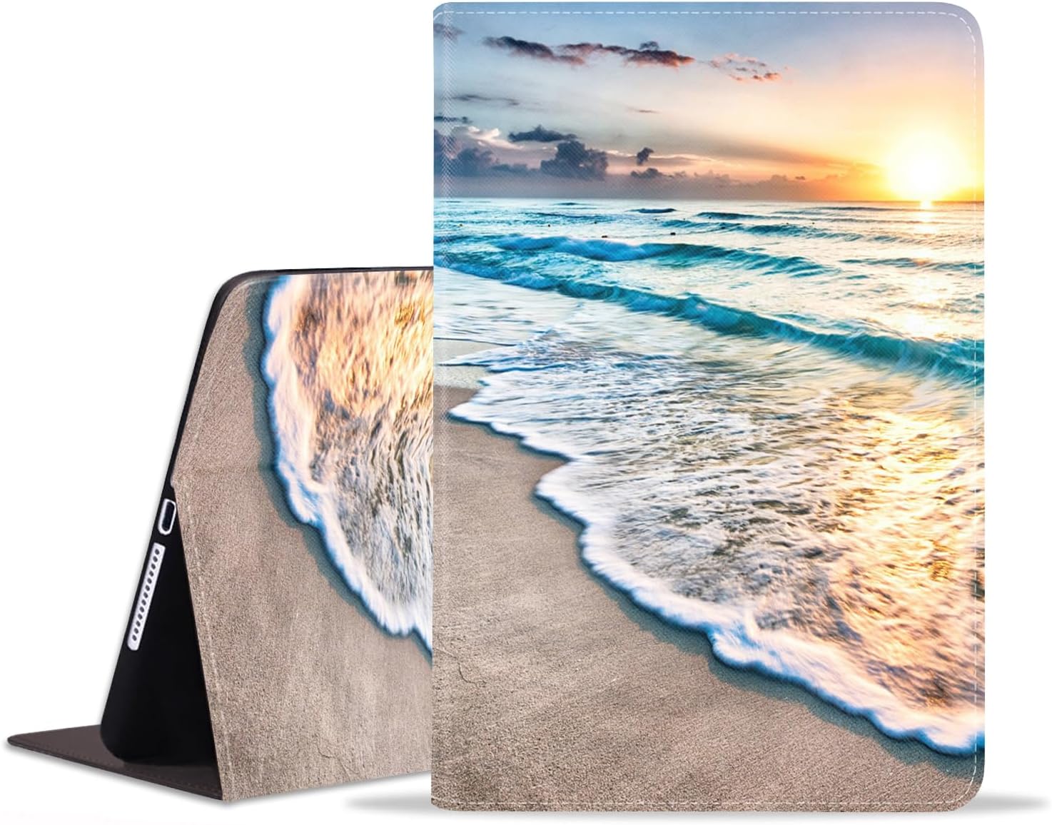 Funda para Samsung Galaxy Tab A8 de 10.5 pulgadas 2022 (Modelo SM-X200X205X207) – Funda delgada de piel sintética con función de reposoencendido