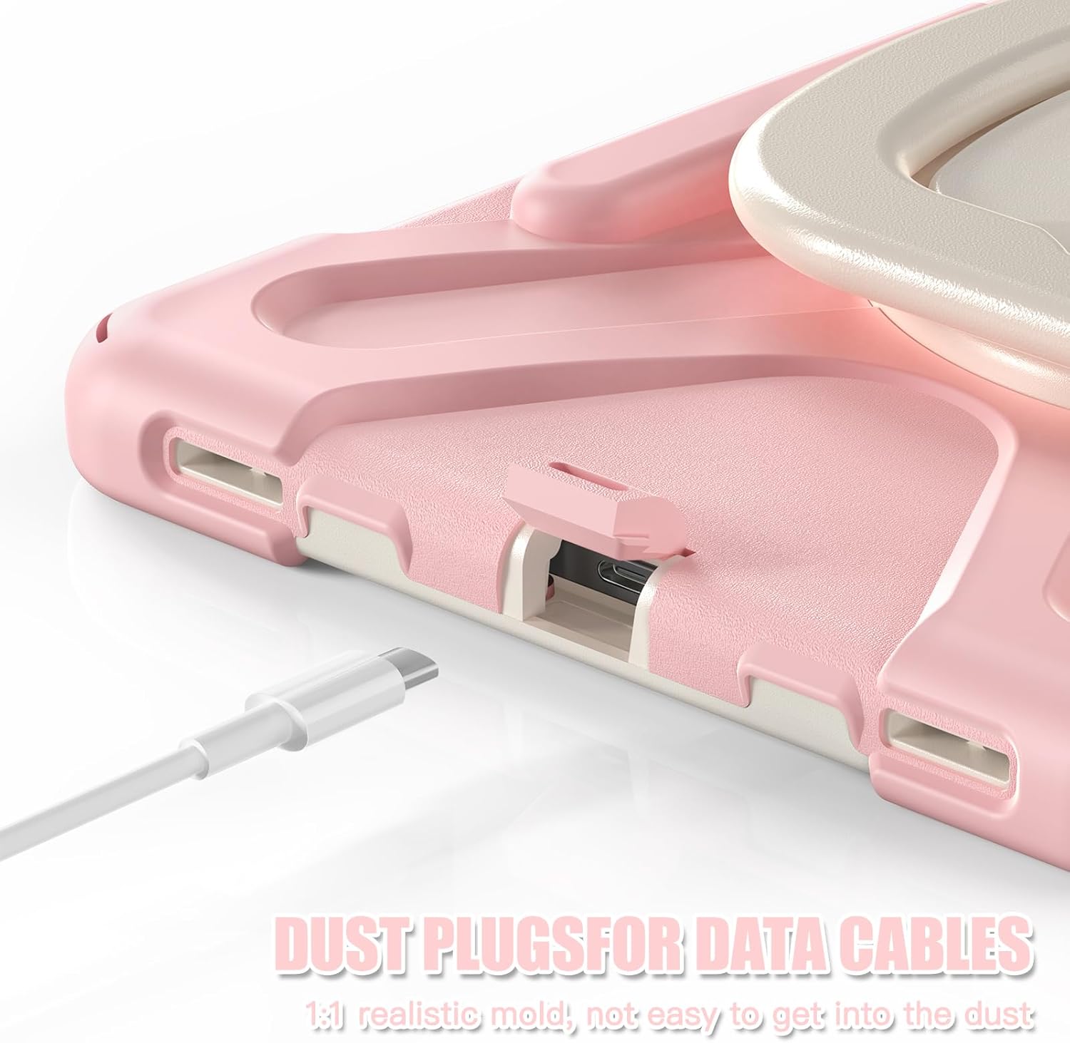 Funda de silicona resistente para Samsung Galaxy Tab S9+ de 12.4 pulgadas 2023S8+ S7+S7 Fe, con correa para el hombro, soporte para bolígrafo S,