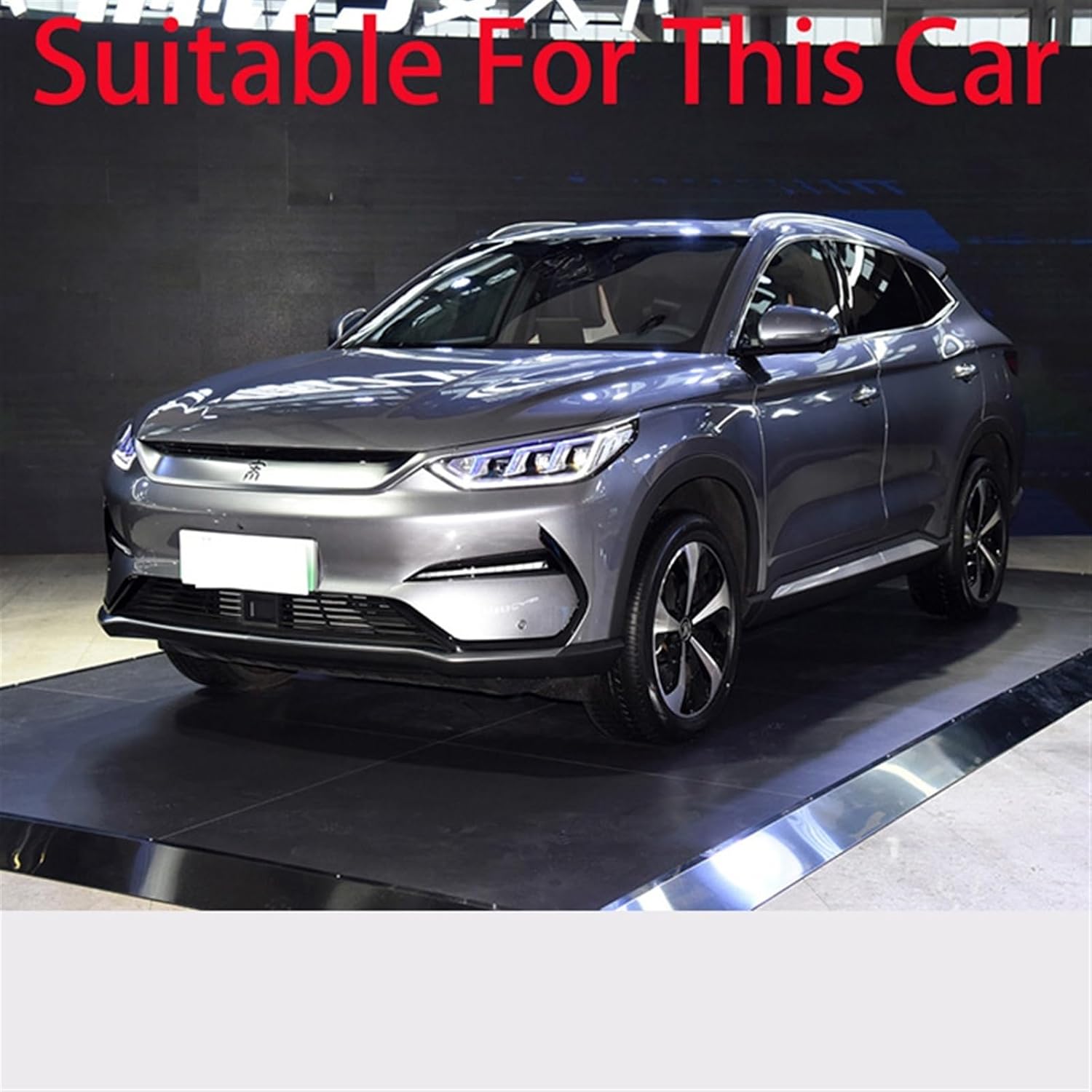 KuentZ Panel de palanca de cambios de automóvil, cubierta de consola central, ajuste de marco para BYD Song Plus EV DMI 2022 2023 (color  dibujo de
