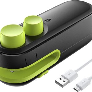 Sellador de bolsas Mini, sellador térmico de bolsas 2 en 1 recargable con cortador para chips, aperitivos, resellador de bolsas de plástico, Sellador de bolsas Mini, sellador térmico de bolsas 2 en 1 recargable con cortador para chips, aperitivos, resellador de bolsas de plástico,