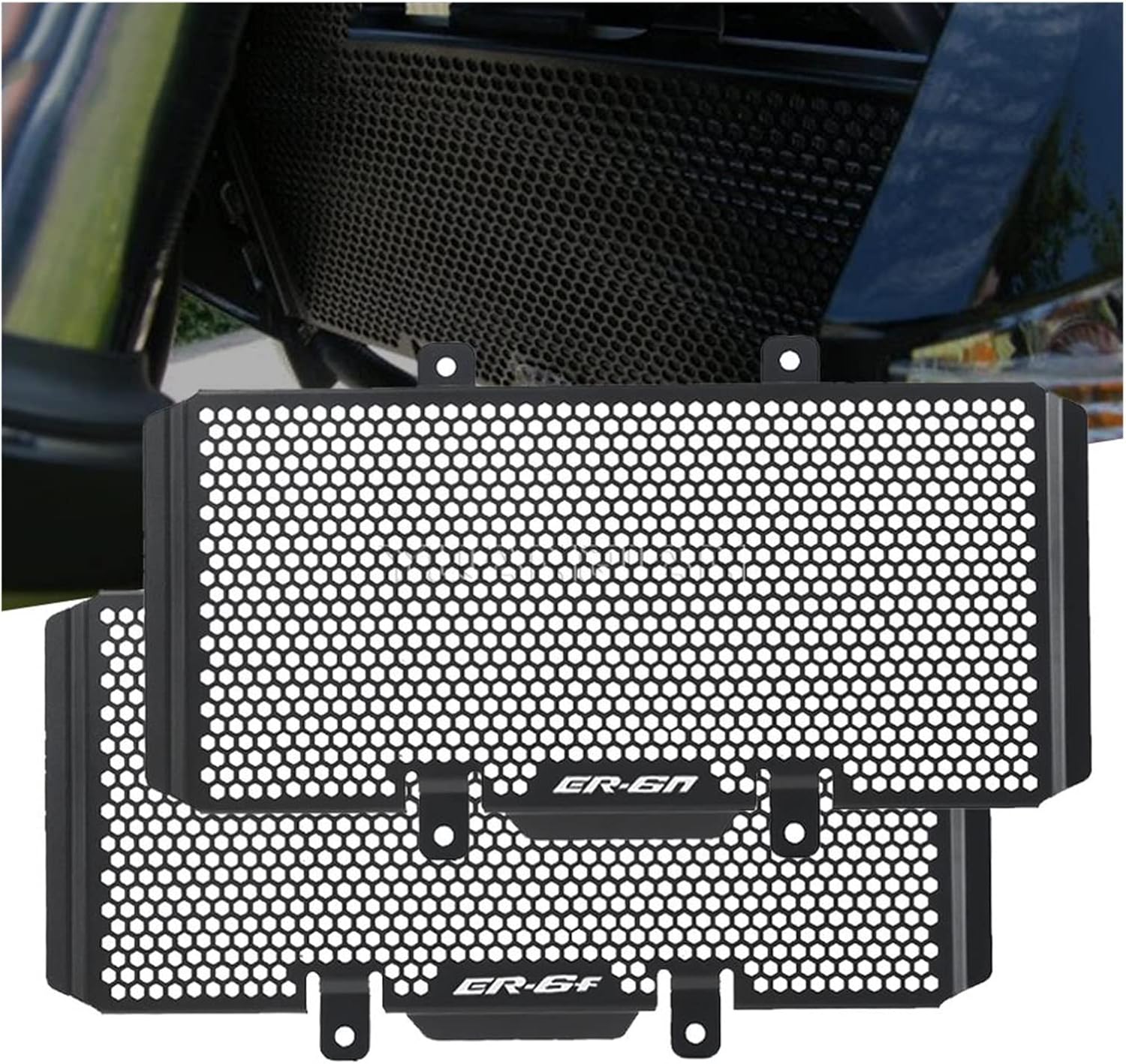 For Kawasa-&ki ER6F ER6N Ninja 650N 650F Ninja 650 FN ER 6F6N Vers-&ys 650 Motorcycle Aluminum Radiator Grille Guard Cover Protect Motorcycle