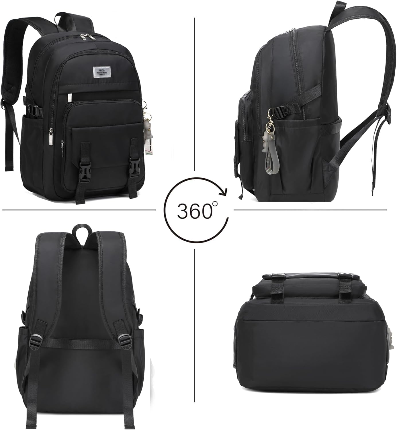 Mochilas para laptop de 15.6 pulgadas, mochila escolar universitaria, bolsas grandes antirrobo, mochila de viaje para adolescentes, niños, niñas y