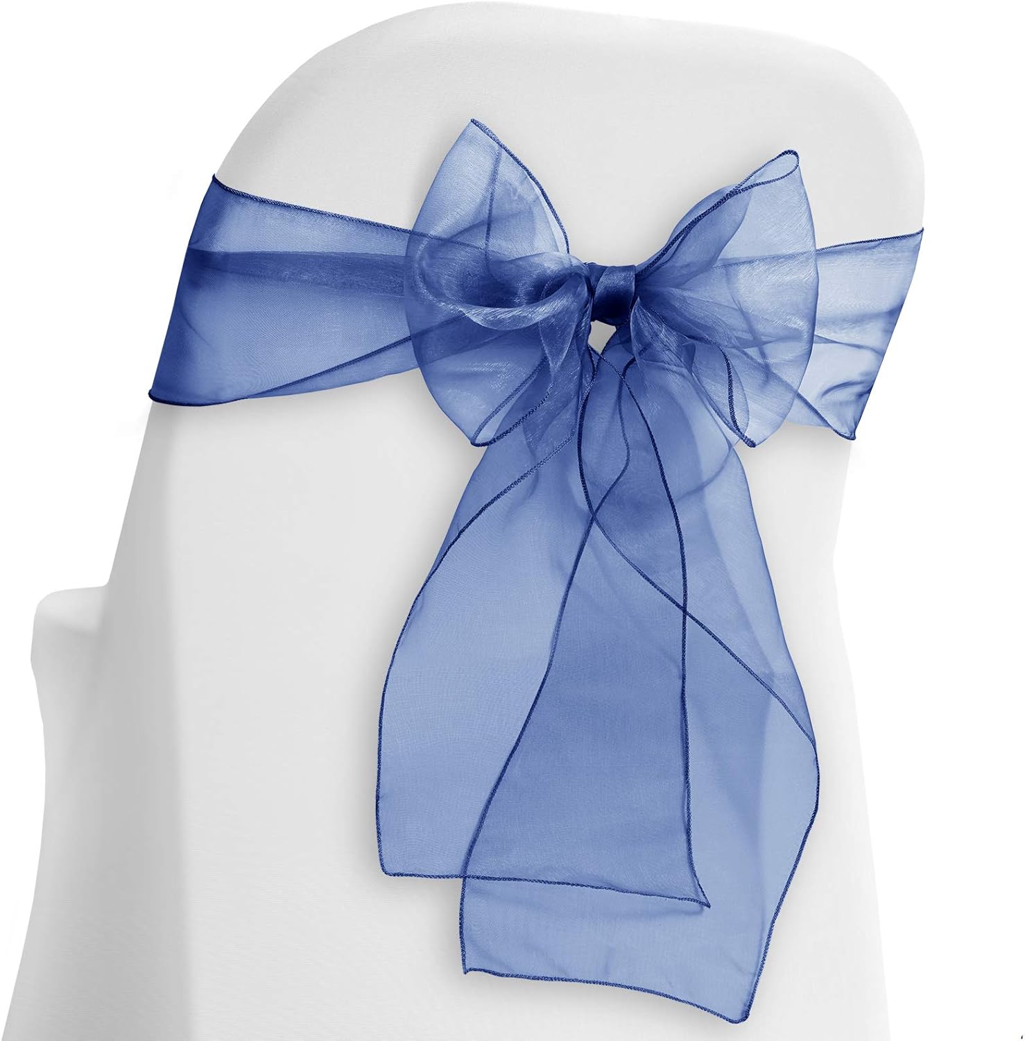 Lann’s Linens, fajas y moños de organza para sillas, para casamientos o banquetes. Múltiples colores disponibles. 10 unidades.