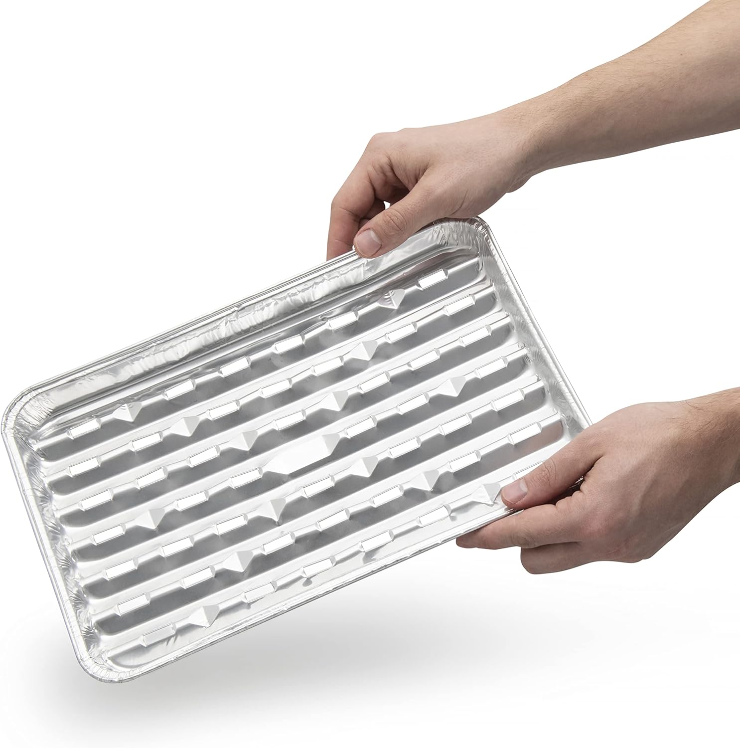 Forest & Twelft – Bandeja de aluminio para parrilla, paquete de 24, recipientes desechables para barbacoa, hornear, asar y cocinar, completo con