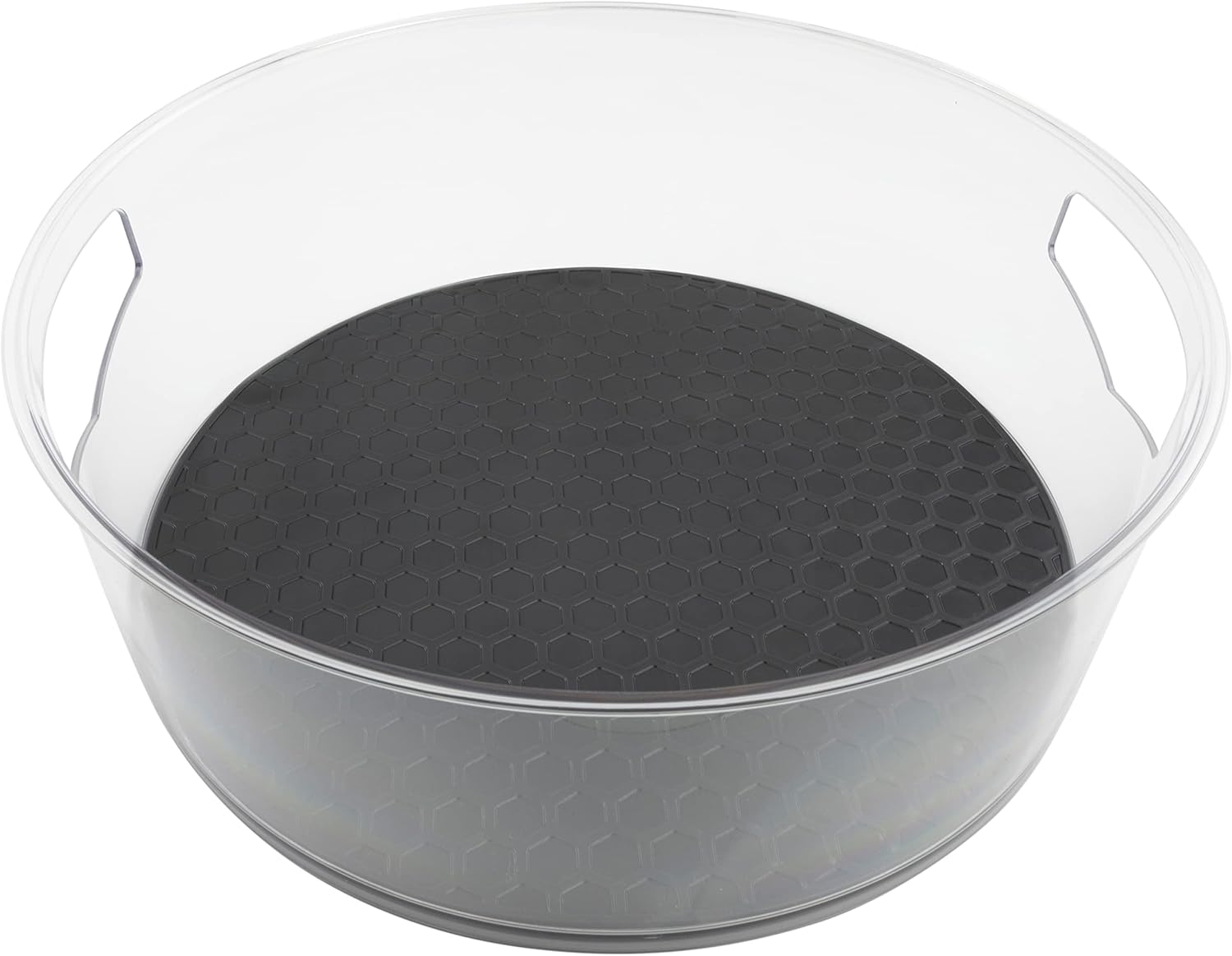 Spectrum Hexa Lazy Susan – Bandeja giratoria de almacenamiento para refrigerador, despensa, gabinete, mesa y organización de estantesperfecta para