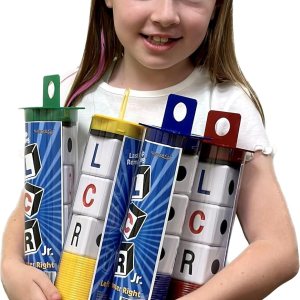 LCR Juego de dados Left Center Right – Tamaño Junior (Amarillo) LCR Juego de dados Left Center Right – Tamaño Junior (Amarillo)