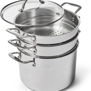 Sur La Table Multicocina Signature de acero inoxidable, 8 cuartos de galón. Sur La Table Multicocina Signature de acero inoxidable, 8 cuartos de galón.