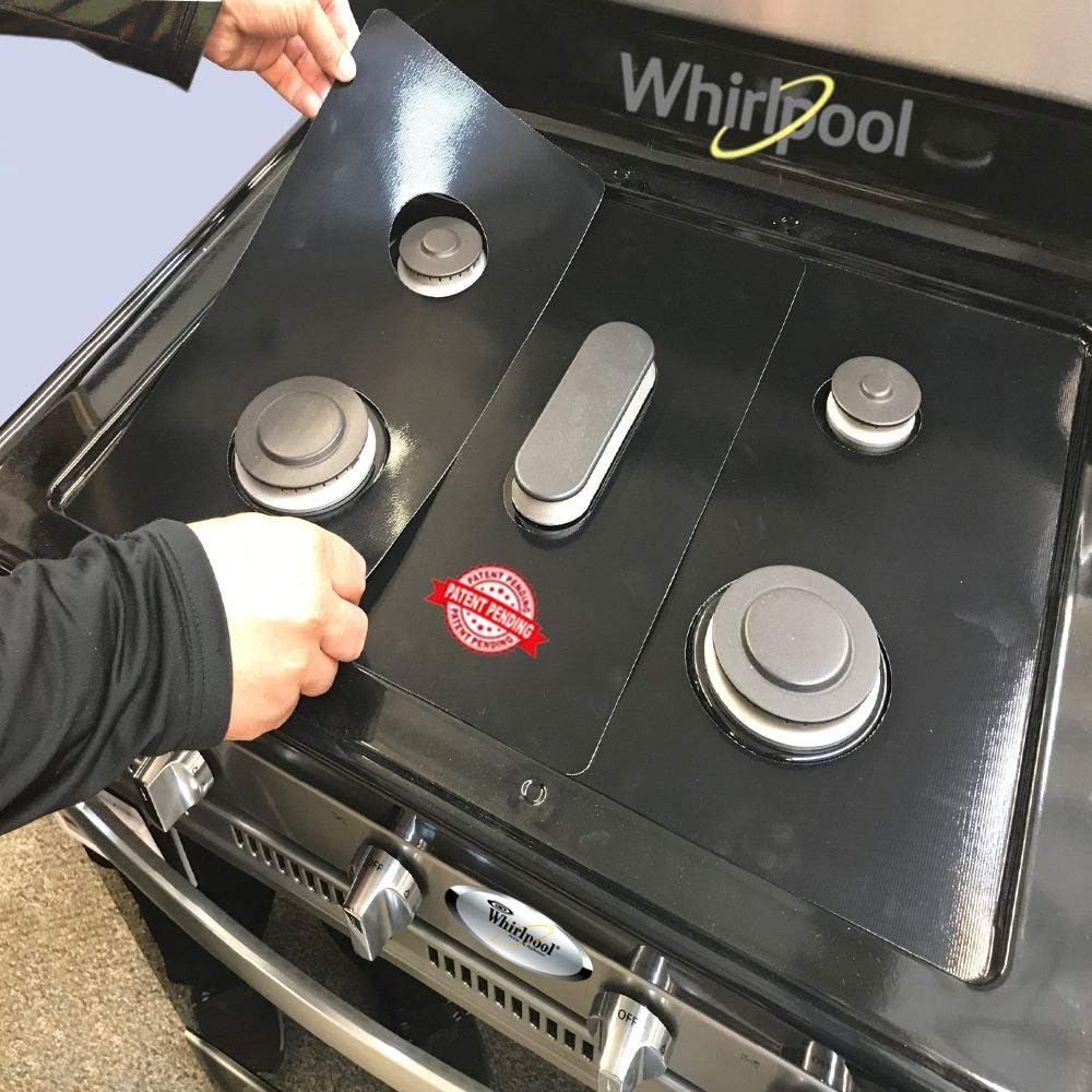 Protectores para estufa Whirlpool Protectores para cubierta de estufas de gas Whirlpool a la medida Protectores fáciles de limpiar para modelo