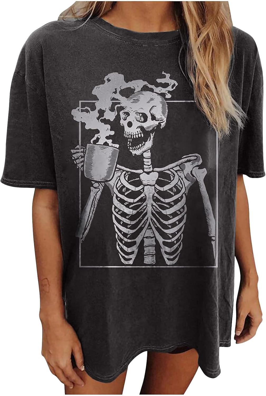 Camisetas vintage para mujer, lindas camisetas gráficas de primavera de manga corta, camisetas de gran tamaño, ropa estética para adolescentes