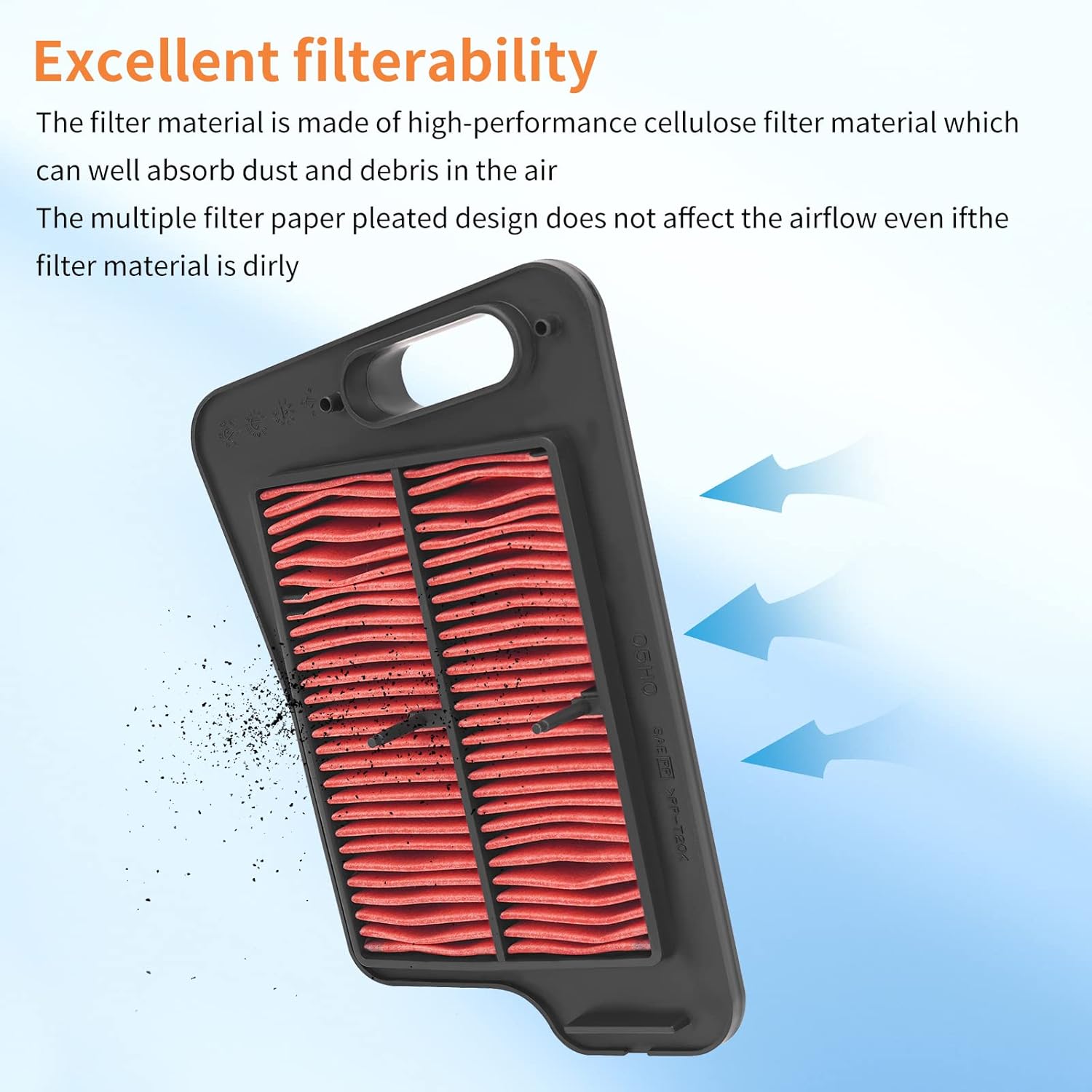 AHL Filtro de Aire para SUZUKI AN400 BURGMAN 2007-2016 13781-05H00-000