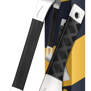 Paquete de 2 herramientas de extracción de molduras automáticas, herramientas de palanca de metal inoxidable pulido, barra de palanca de extracción Paquete de 2 herramientas de extracción de molduras automáticas, herramientas de palanca de metal inoxidable pulido, barra de palanca de extracción