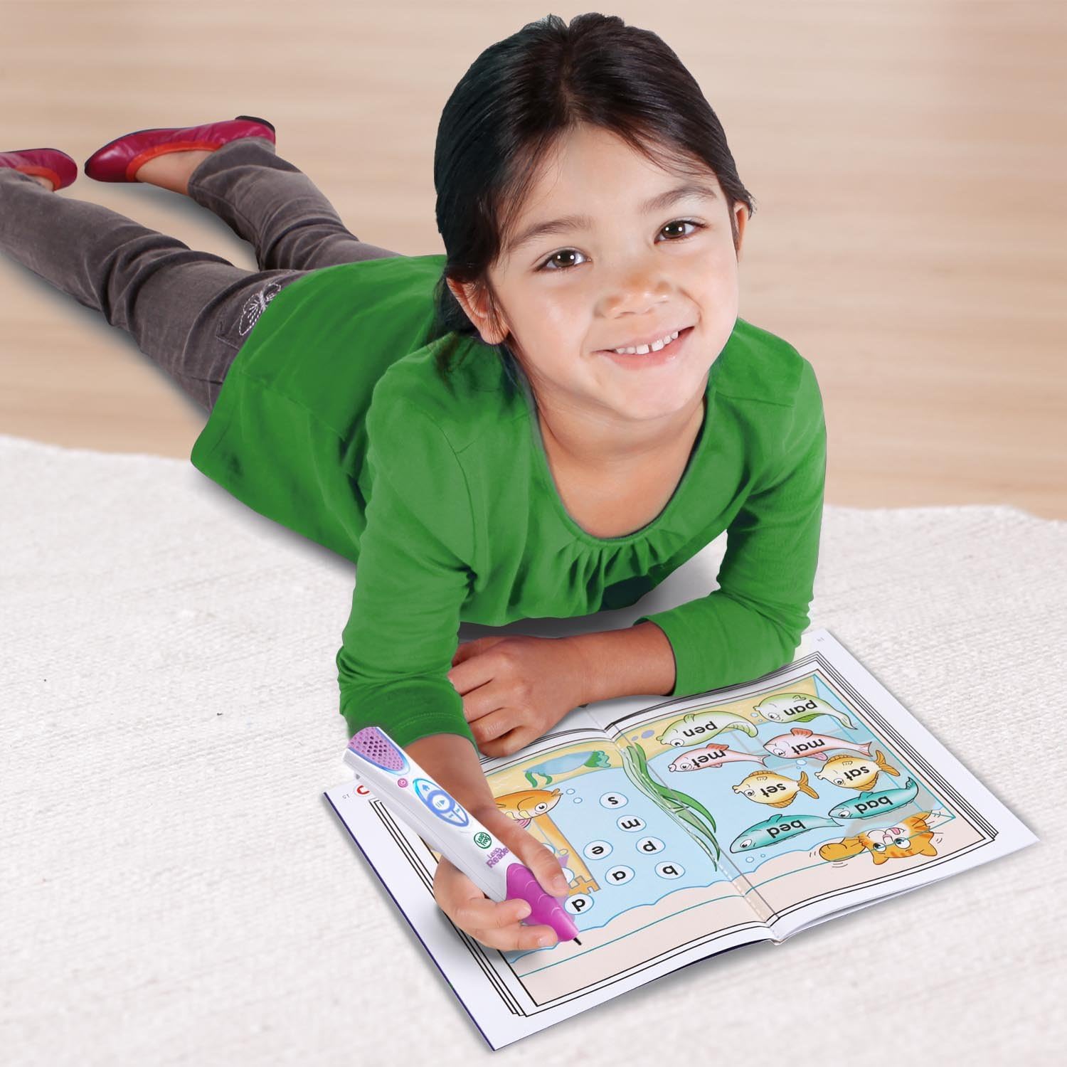 LeapFrog LeapReader System Aprender a leer Mega Pack de 10 libros, rosa - Imagen 6
