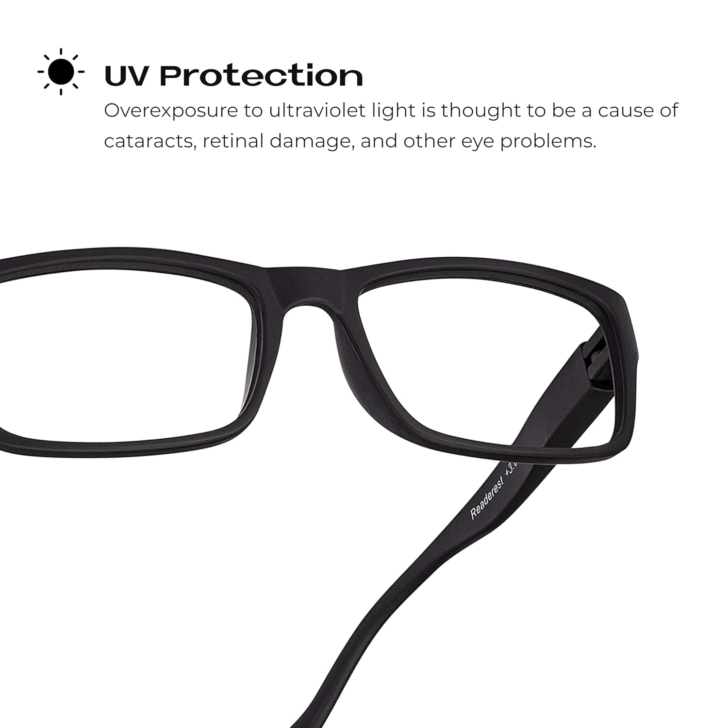 Readerest – Lentes para lectura con bloqueo de luz azul, bisagras de resorte, protección UV