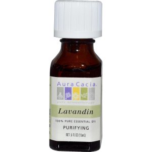 Aura Cacia Aceite Esencial de Lavandina Puro  0.5 fl. oz.  Lavandula intermedia Aura Cacia Aceite Esencial de Lavandina Puro  0.5 fl. oz.  Lavandula intermedia