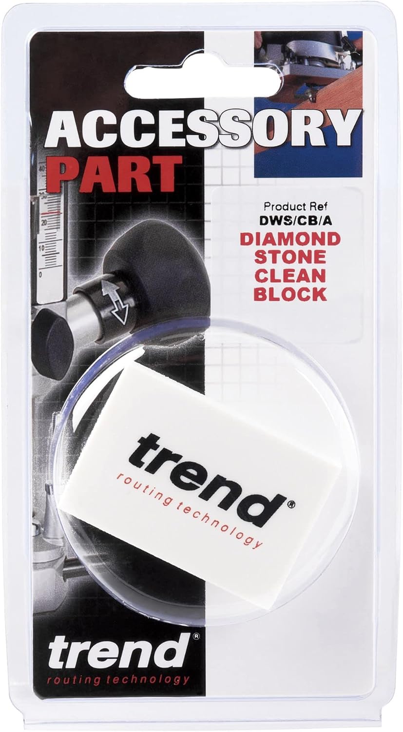 Trend Bloque de limpieza de piedra de diamante para mantener productos de afilado de diamantes, blanco, DWSCBA