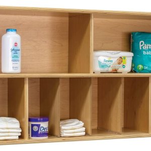 Almacenamiento de pared de pañales de madera contrachapada de abedul natural (listo para montar) 46 pulgadas de ancho x 12.5 pulgadas de profundidad Almacenamiento de pared de pañales de madera contrachapada de abedul natural (listo para montar) 46 pulgadas de ancho x 12.5 pulgadas de profundidad