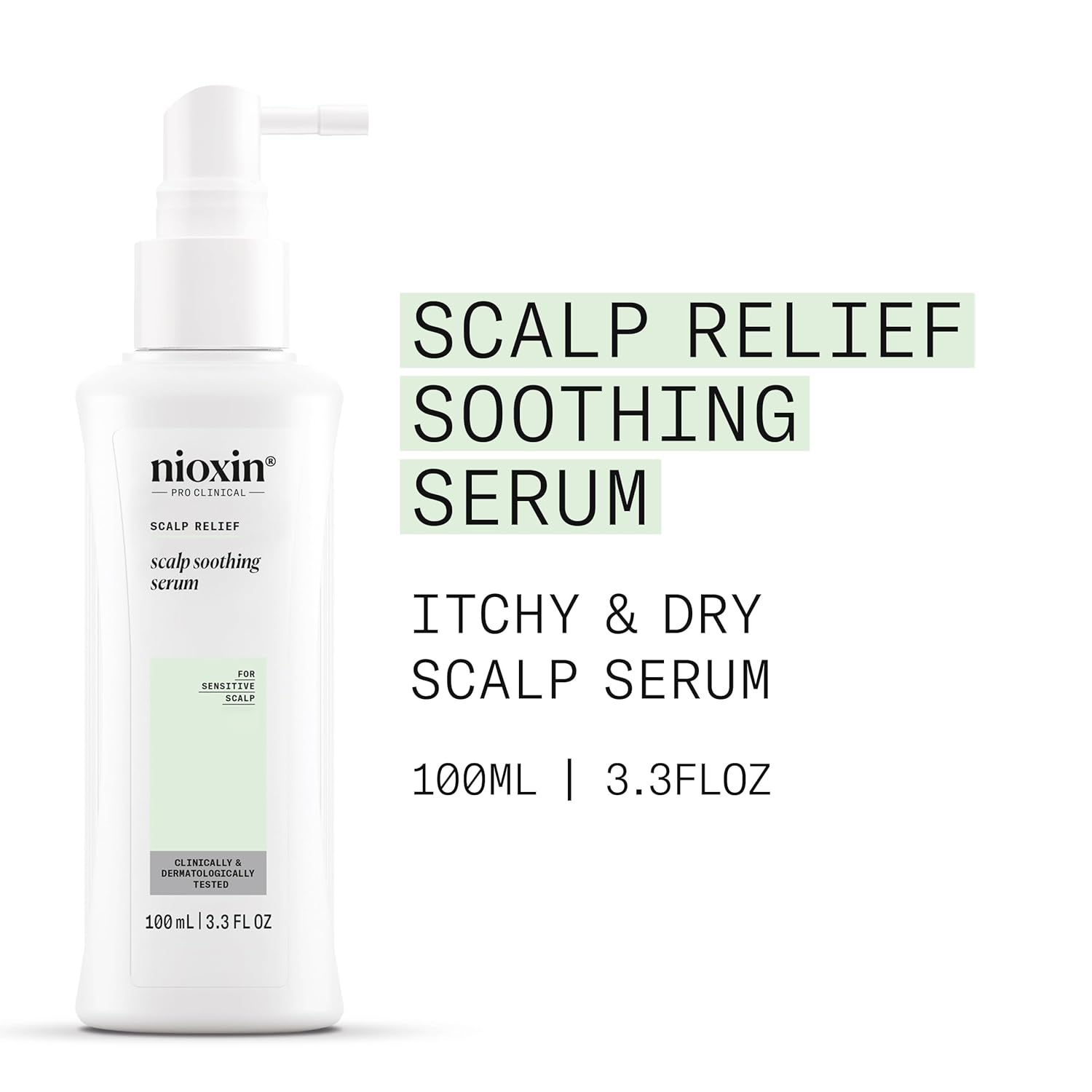 Nioxin Scalp Relief System  For Sensitive, Dry, Itchy Scalp  Cleanses, Soothes & Thickens Hair  Paraben & Sulfate Free